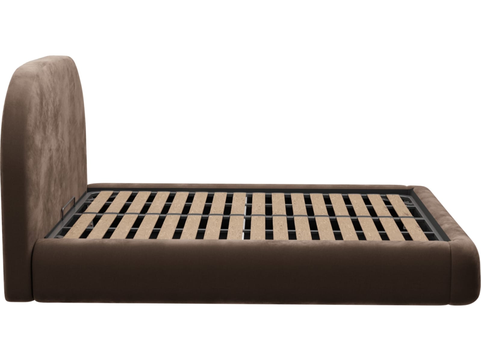 Capri Gas Lift Bed Muse Chocolate color Muse Chocolate