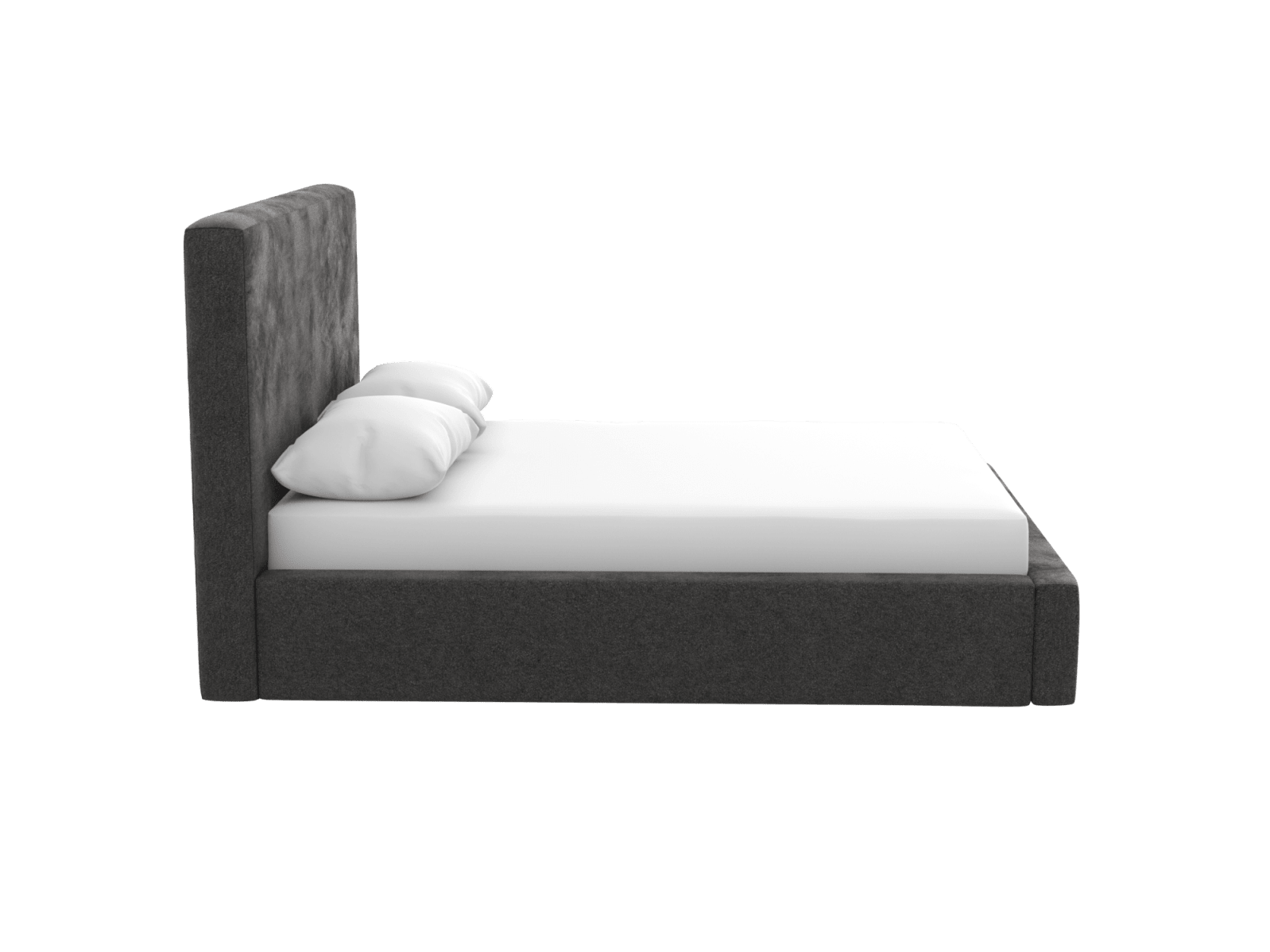 Felix Gas Lift Bed California Charcoal color California Charcoal