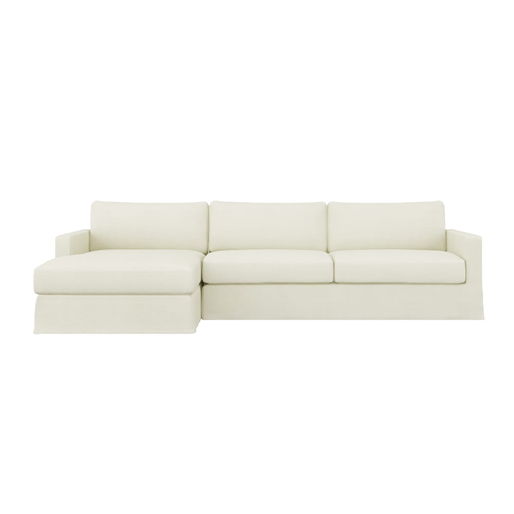 Sunday Tribute Ice Chaise Sofa - 3 Seater 