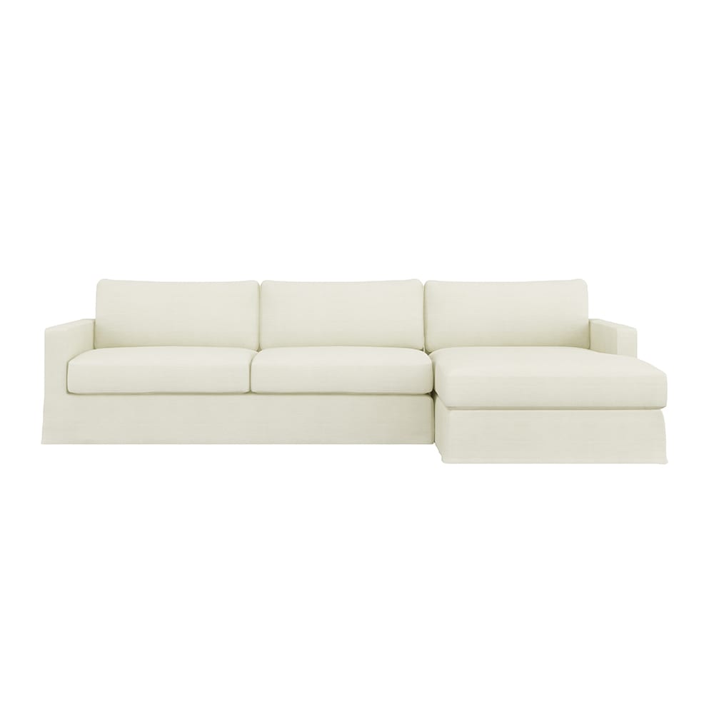 Sunday Tribute Ice Chaise Sofa - 3 Seater 