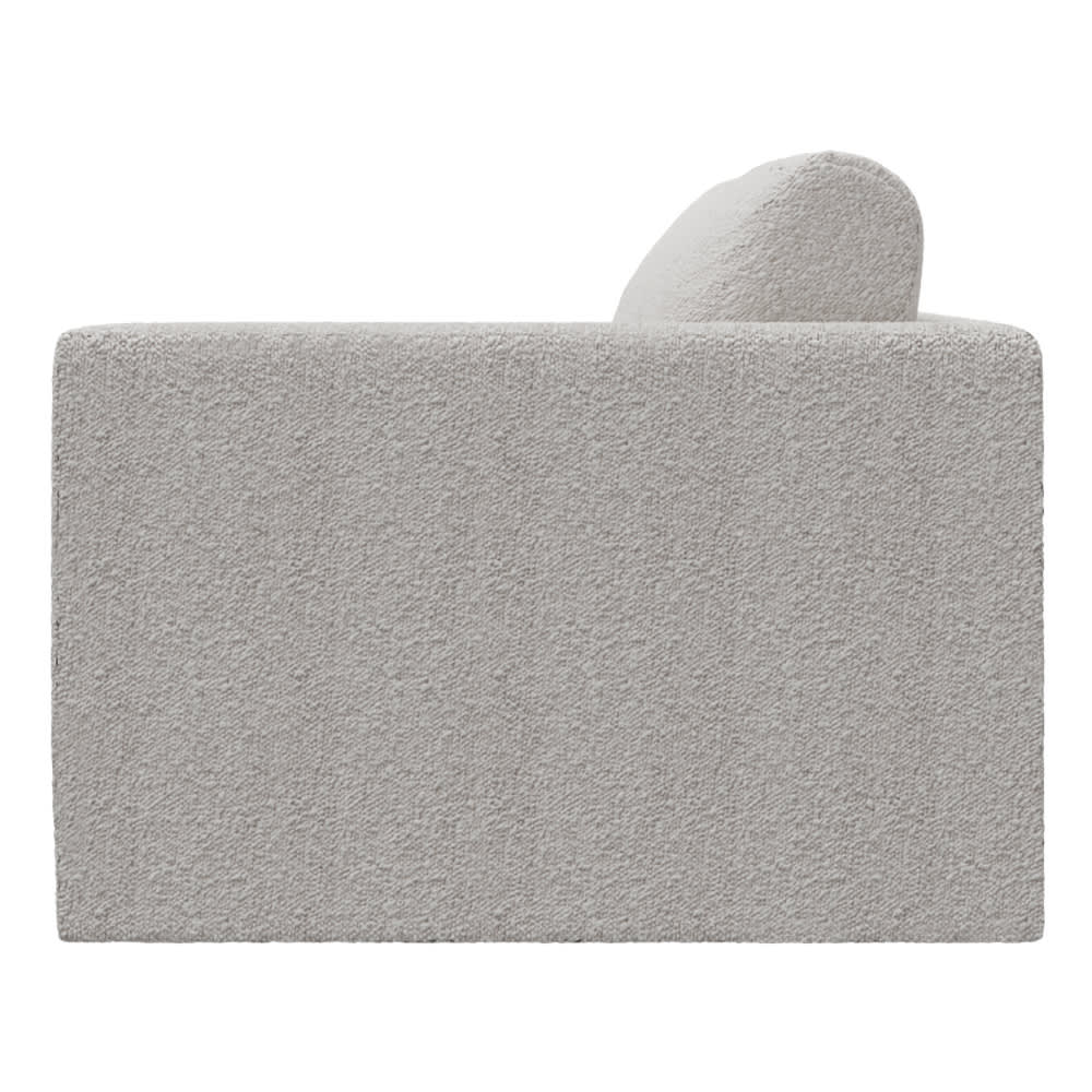 Haven Boucle Pumice Right Arm Facing 3 Seater Module color Boucle Pumice