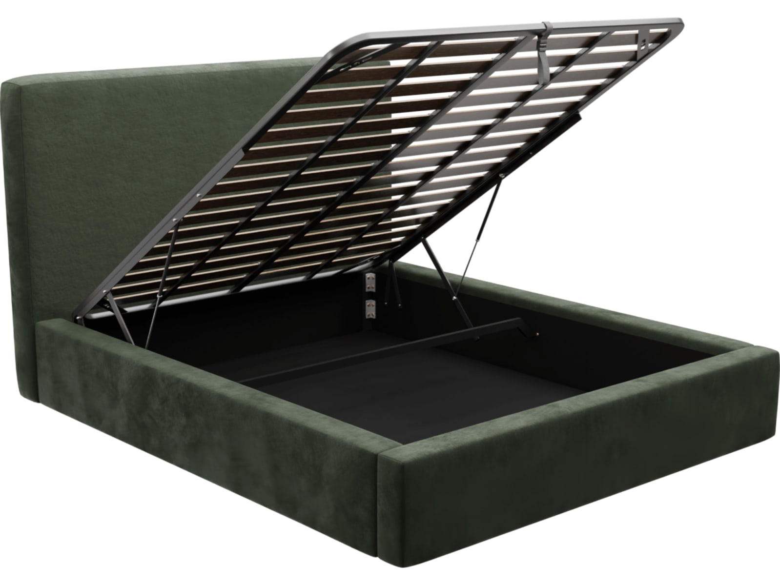 Felix Gas Lift Bed Muse Forest color Muse Forest