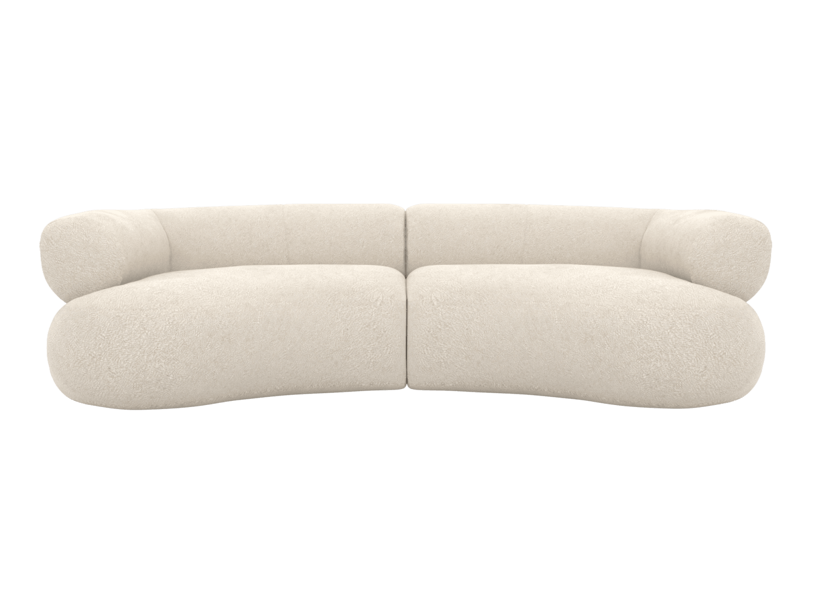 Colette Muse Flax Sofa - 3 Seater color Muse Flax