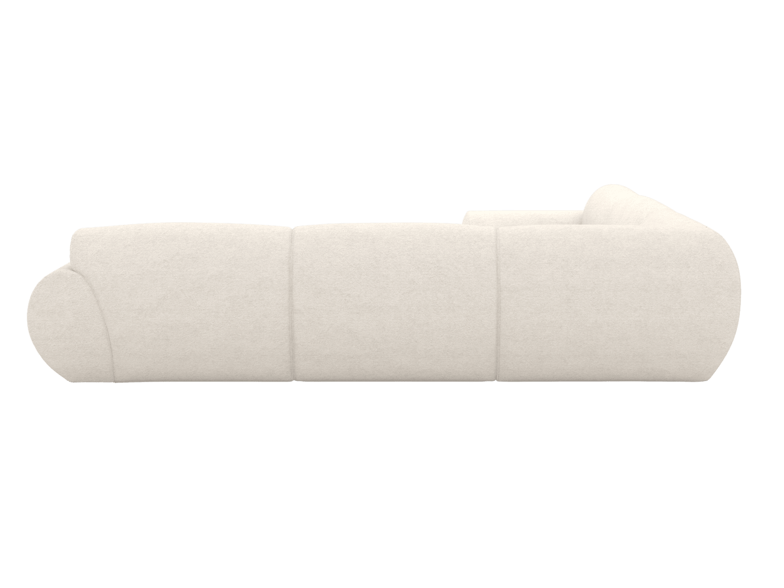 Malmo Noa Fog Corner Sofa - 5 Seater color Noa Fog