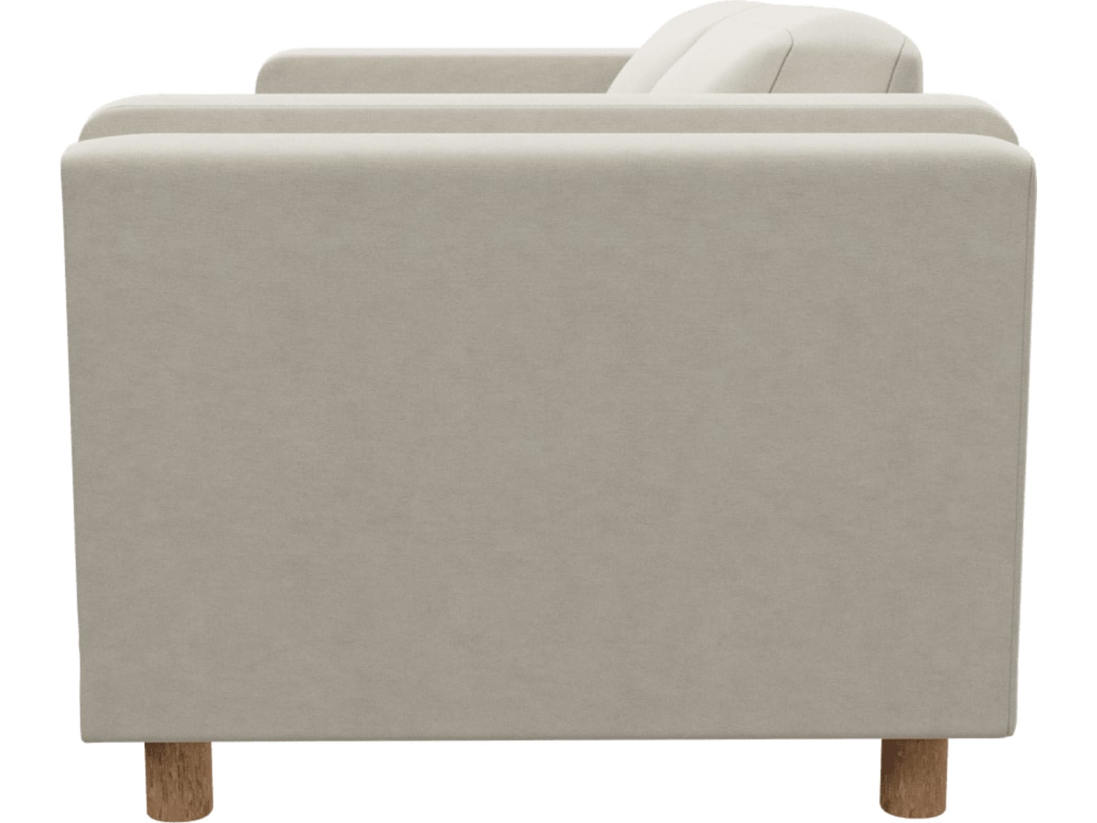Hayes Muse Flax Sofa - 3 Seater color Muse Flax