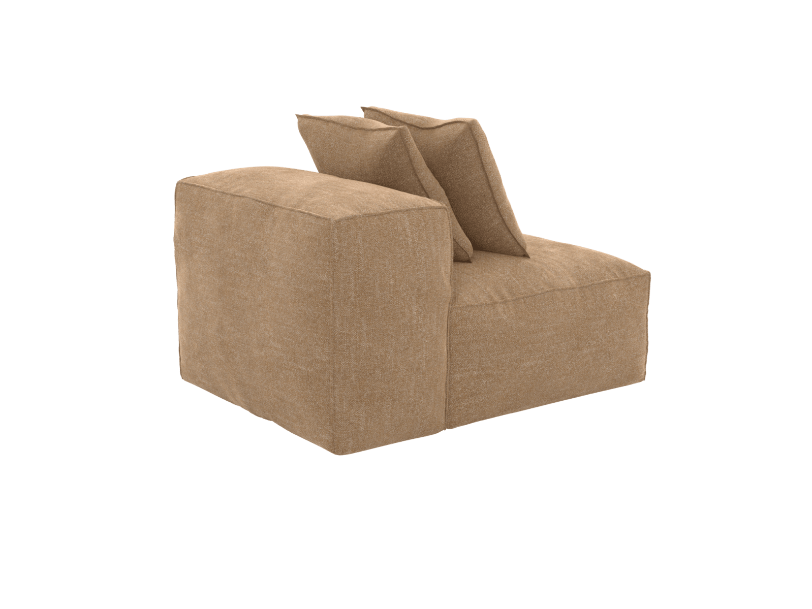 Riley Avon Honey Armless Sofa Module color Avon Honey