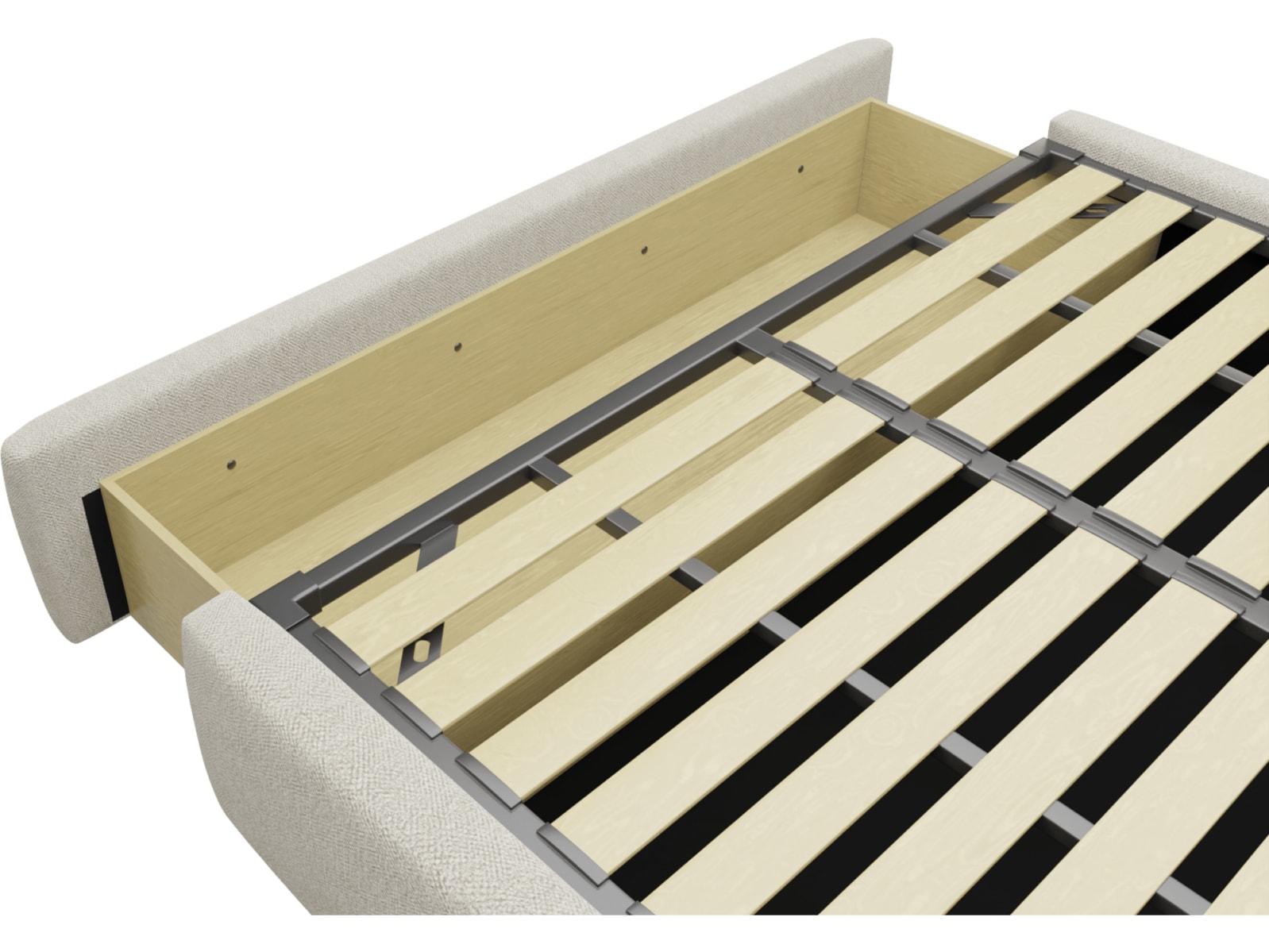 Lucy Drawer Bed Noa Desert color Noa Desert