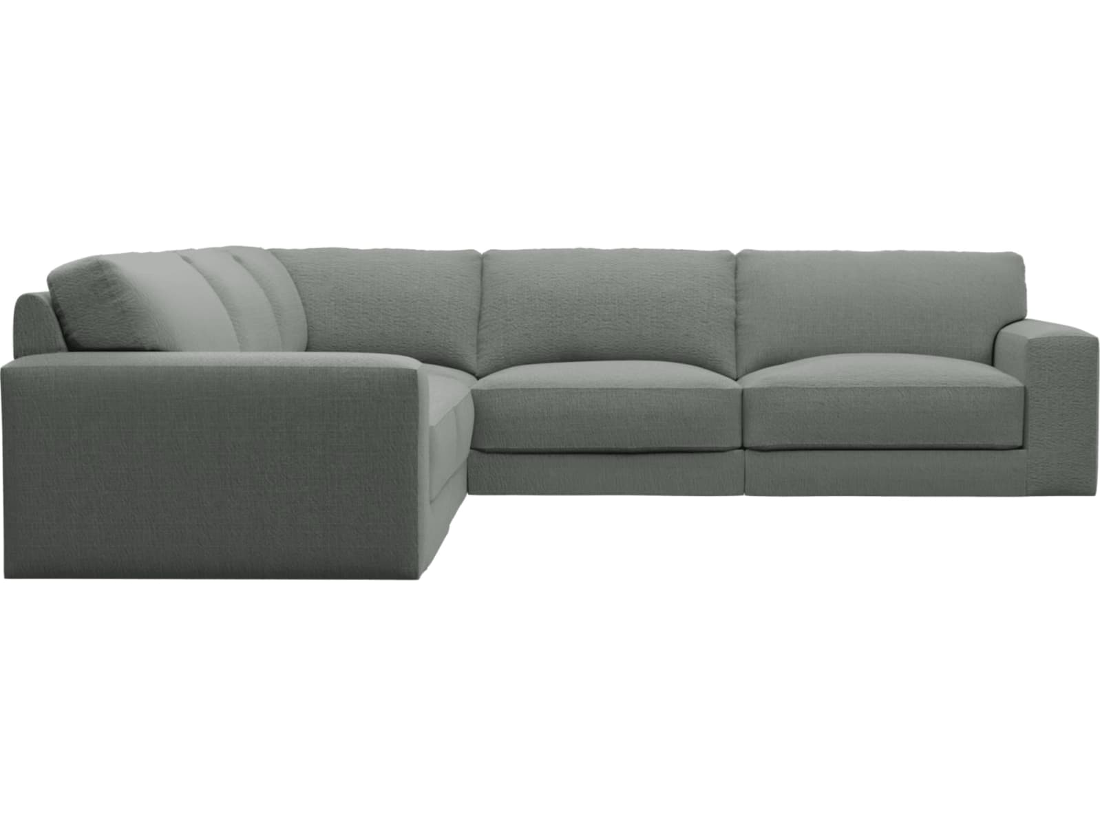 Monica Tribute Storm Corner Sofa - 5 Seater color Tribute Storm
