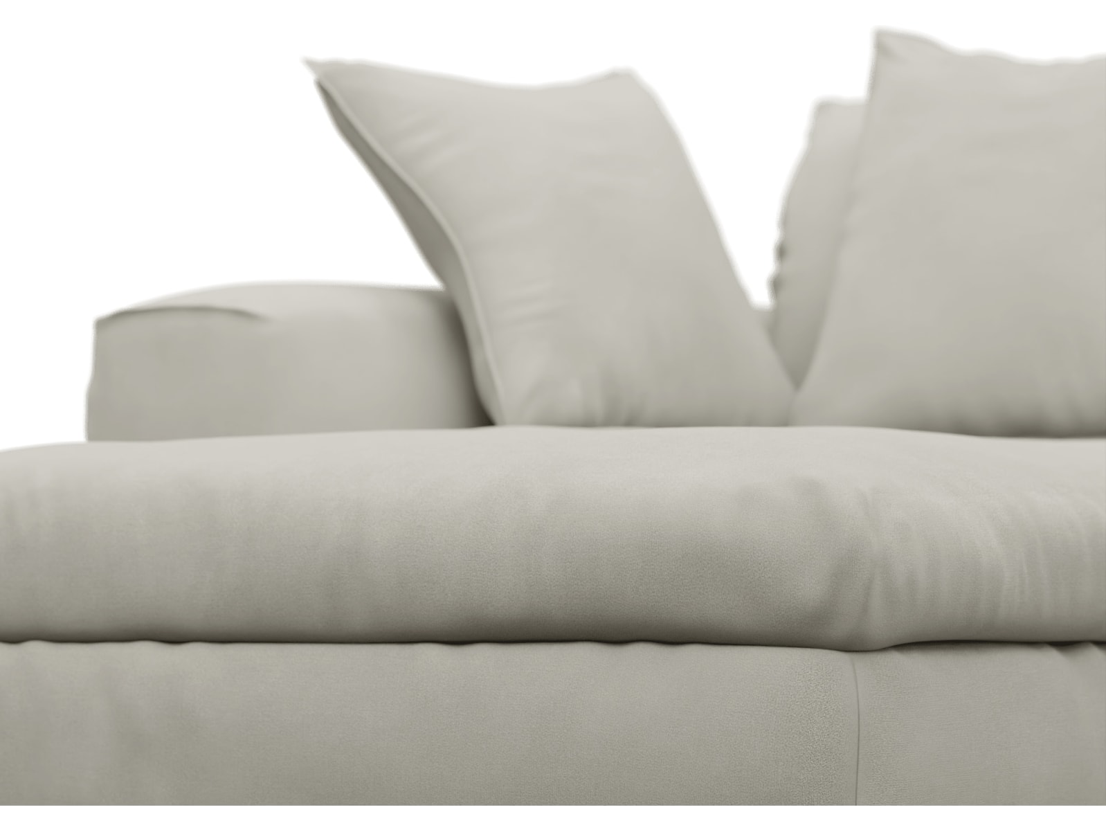 Tully California Ivory Chaise Left Arm Facing Module color California Ivory