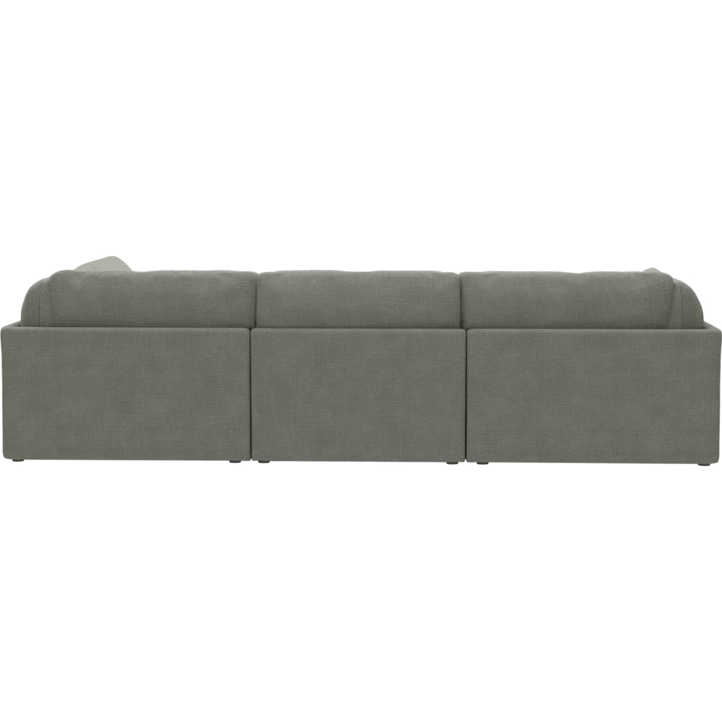 Finley Toorak Pebble Modular Sofa - 5 Seater RAF Terminal color Toorak Pebble