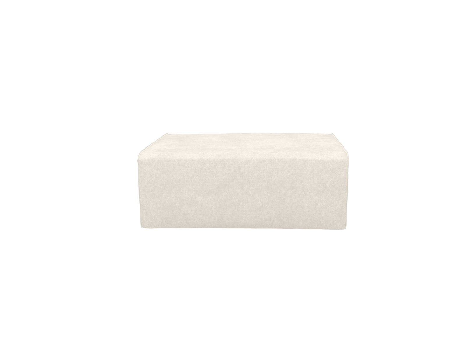 Como Tribute Ice Ottoman - Large color Tribute Ice