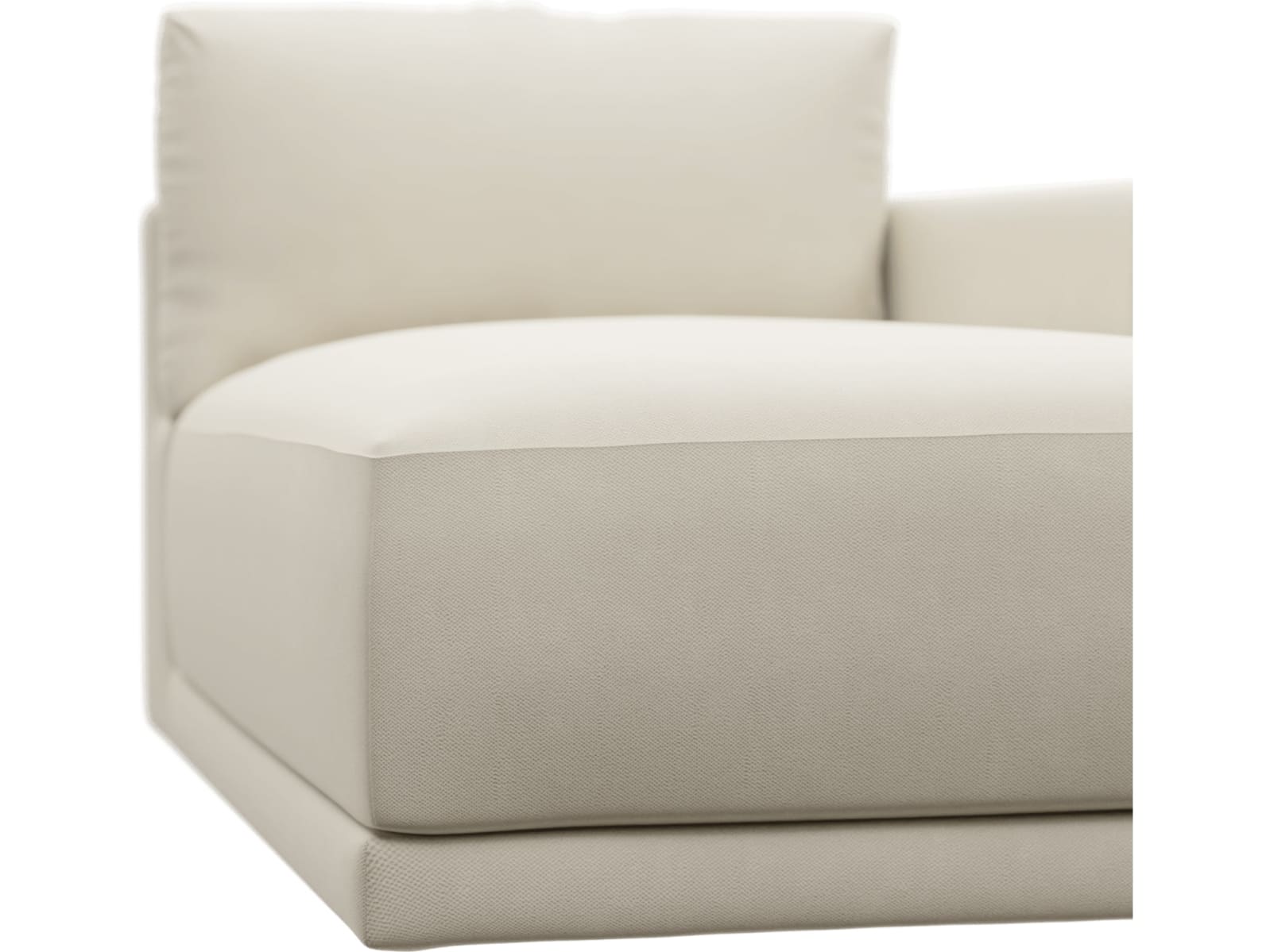 Haven Alpine Mist Right Arm Facing Chaise Module color Alpine Mist