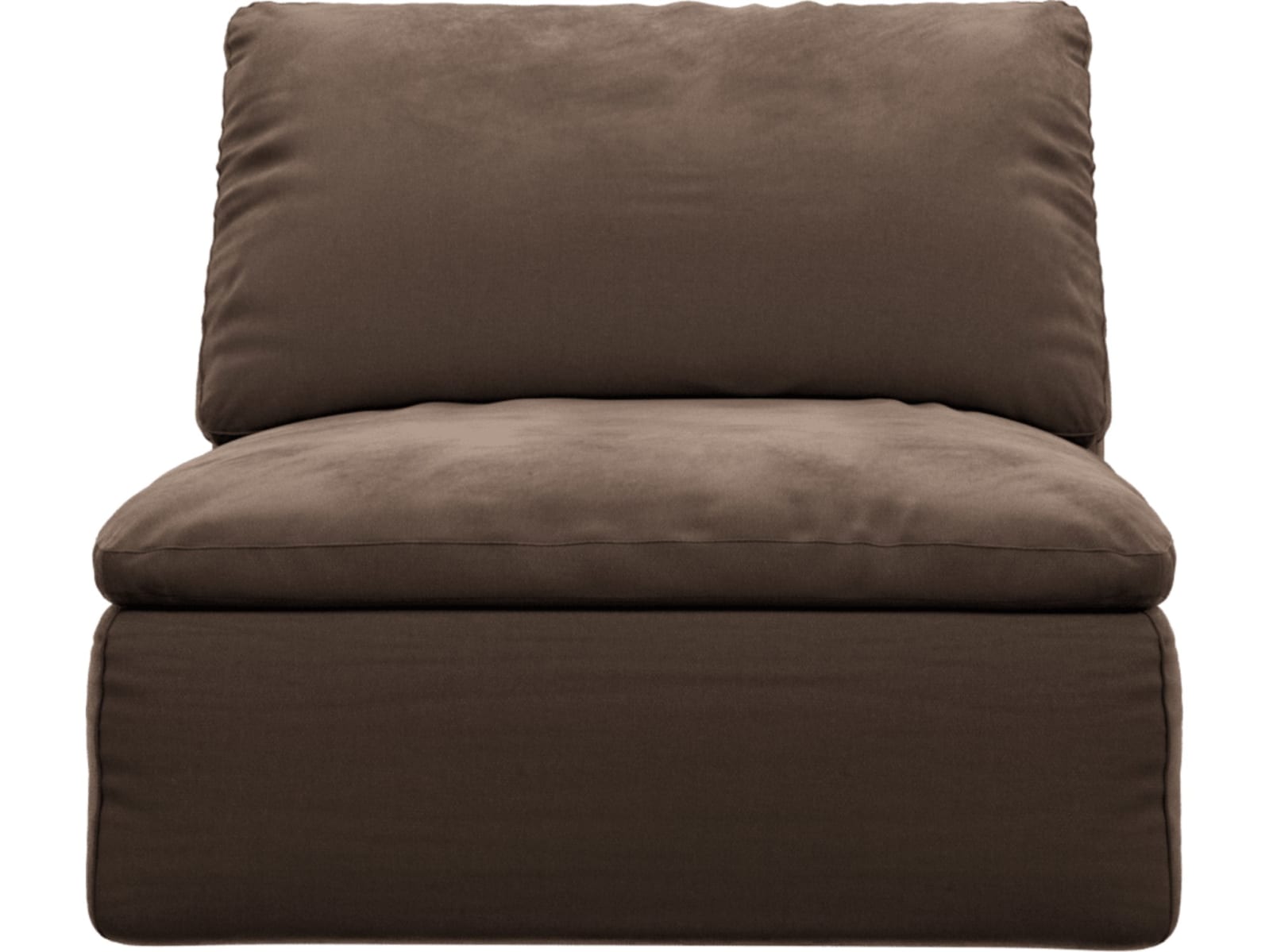 Cloud Deep Armless Module Muse Chocolate color Muse Chocolate