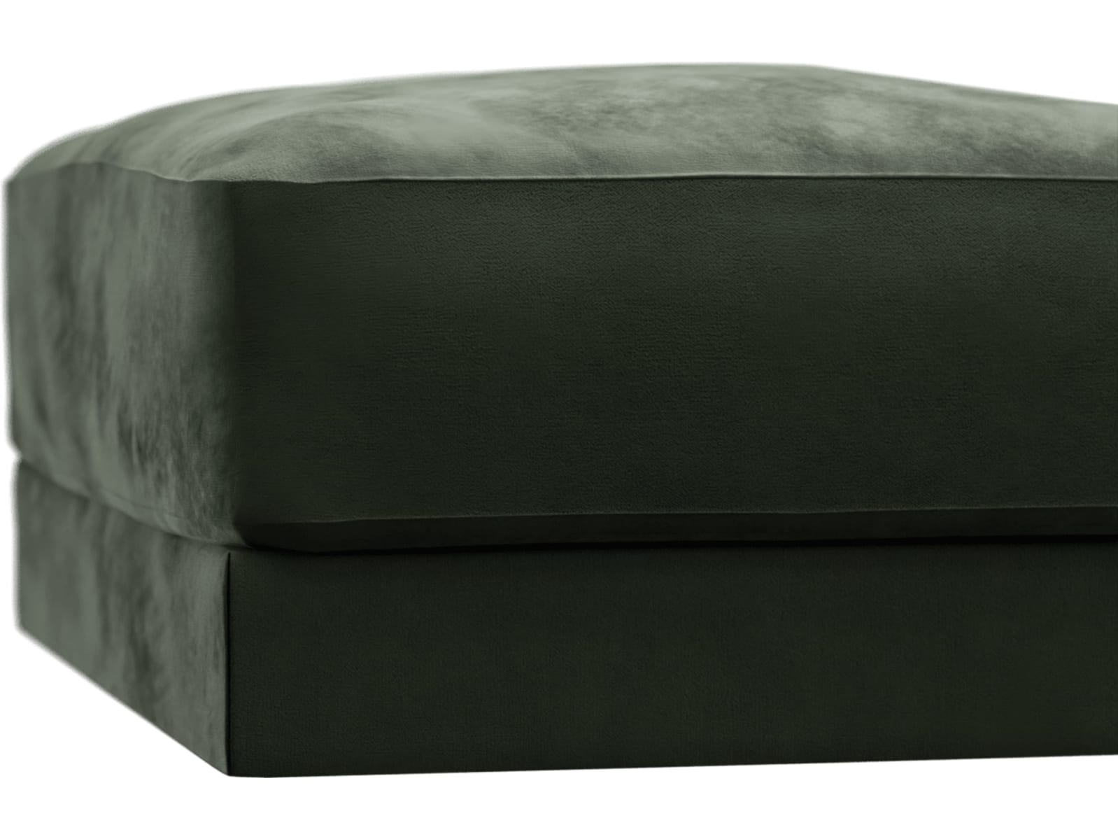 Monica Muse Forest Ottoman color Muse Forest