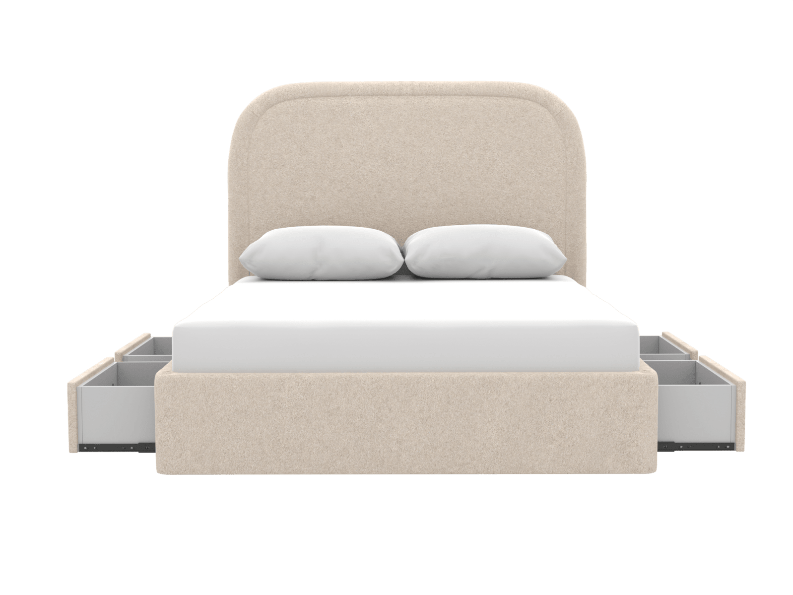 Libby Zenith Storage Drawer Bed Avon Taupe color Avon Taupe