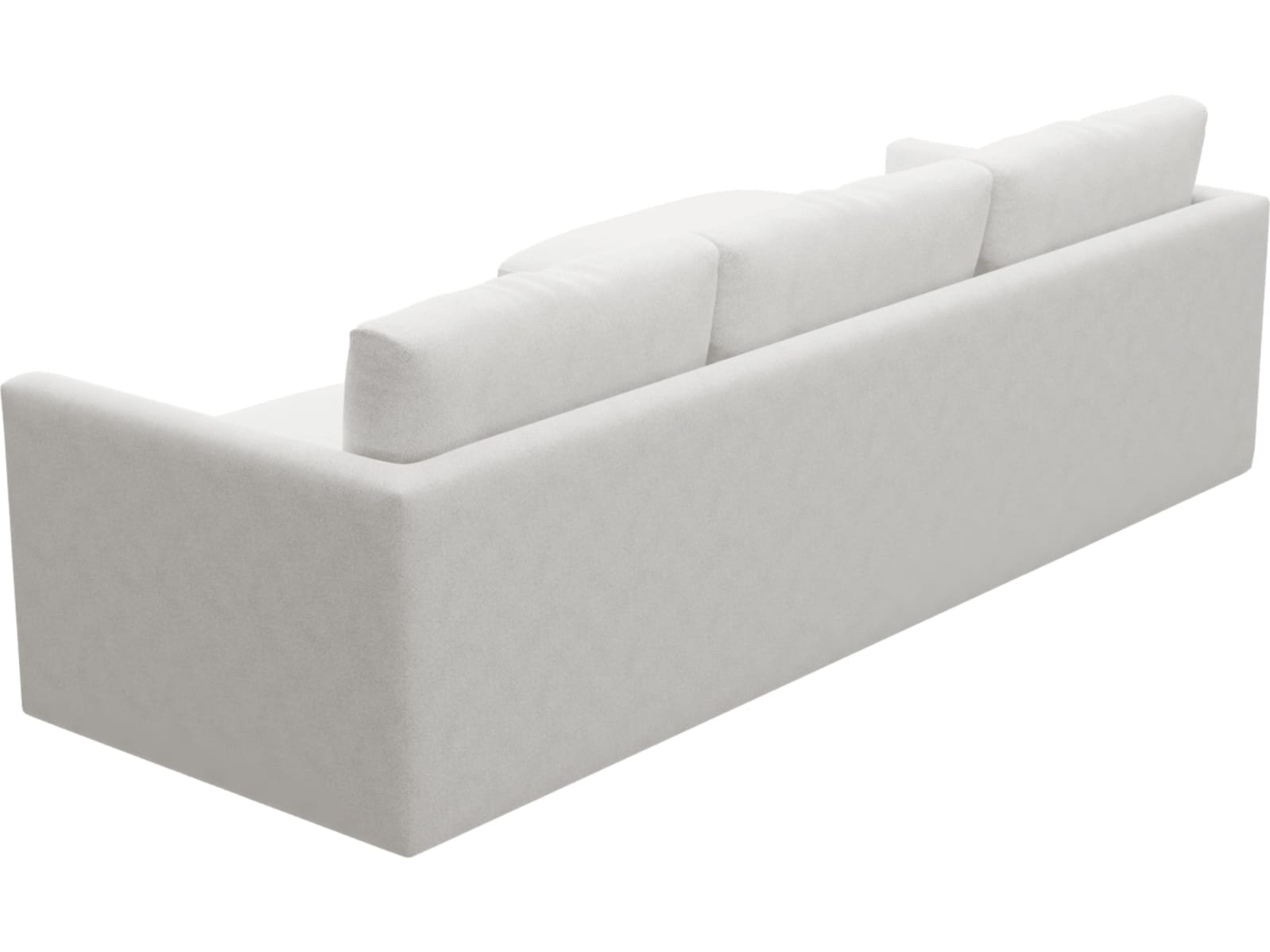 Haven Noa Fog Chaise Sofa - 3 Seater color Noa Fog