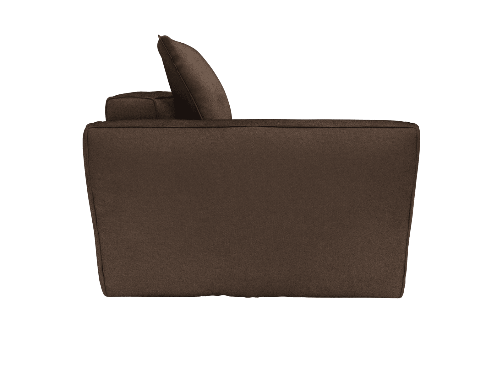 Riley Apt Muse Chocolate Left Arm Facing Chair Module color Muse Chocolate