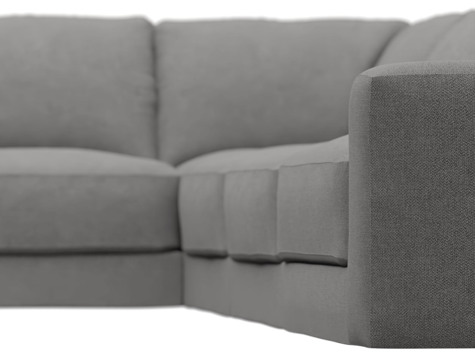 Monica California Slate Sofa - 6 Seater LAF Terminal color California Slate