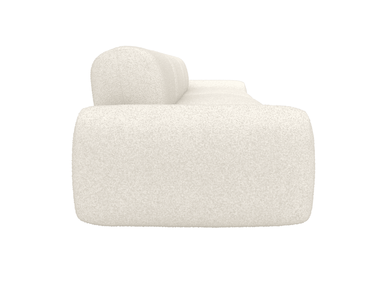 Beckett Boucle Ivory Modular Sofa - 3 Seater color Boucle Ivory