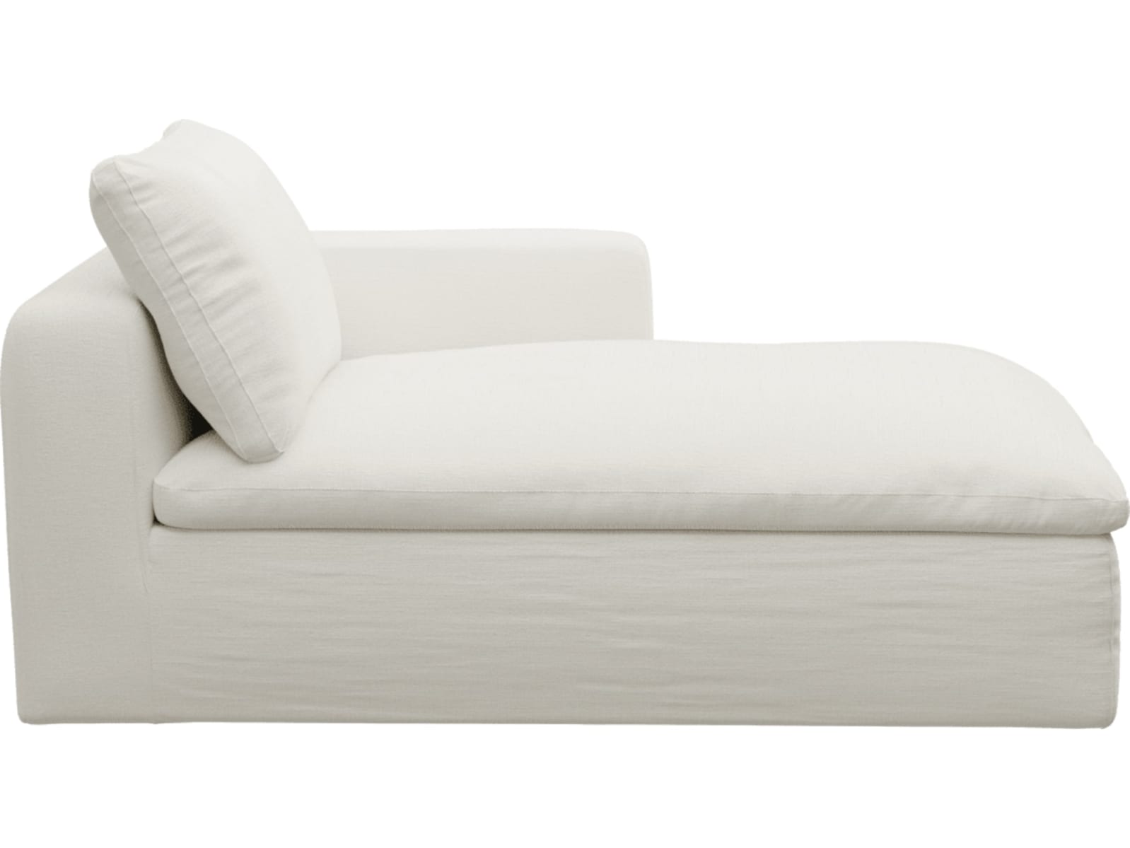 Cloud Deep Chaise Right Module Tribute Shell color Tribute Shell