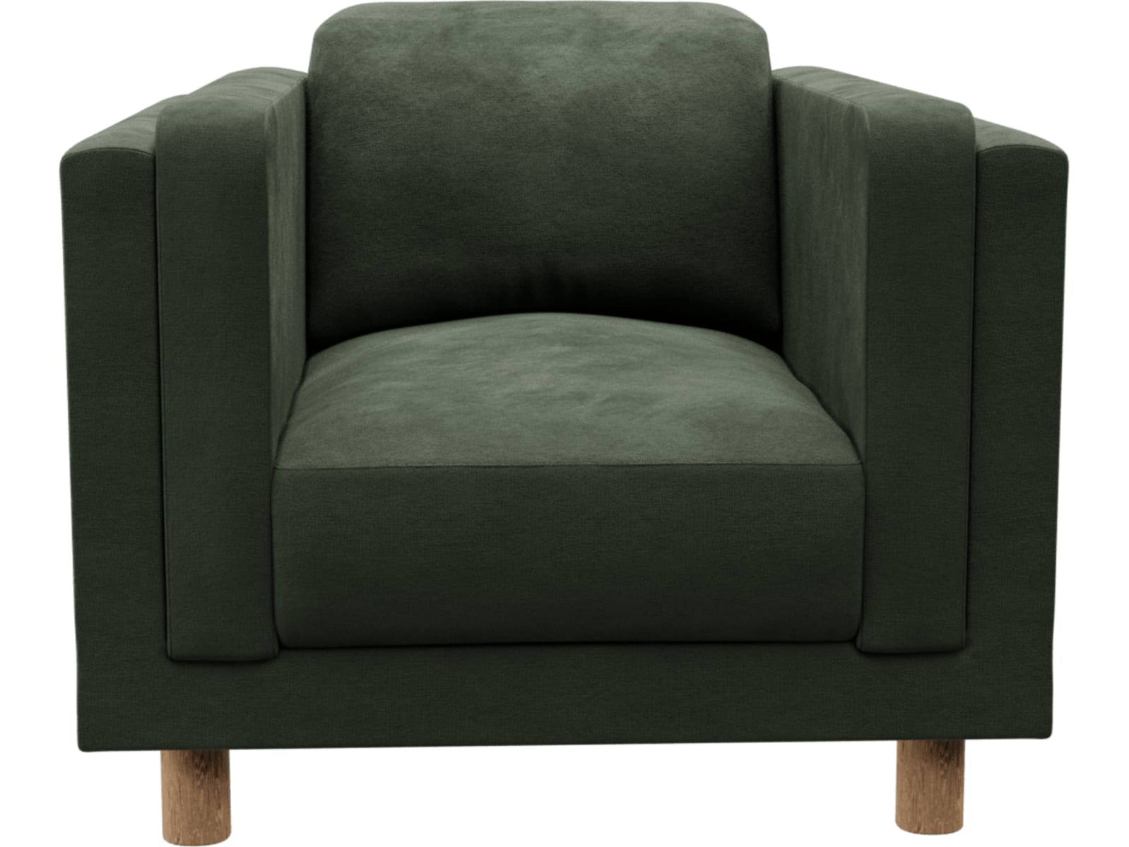 Hayes Muse Forest Armchair color Muse Forest