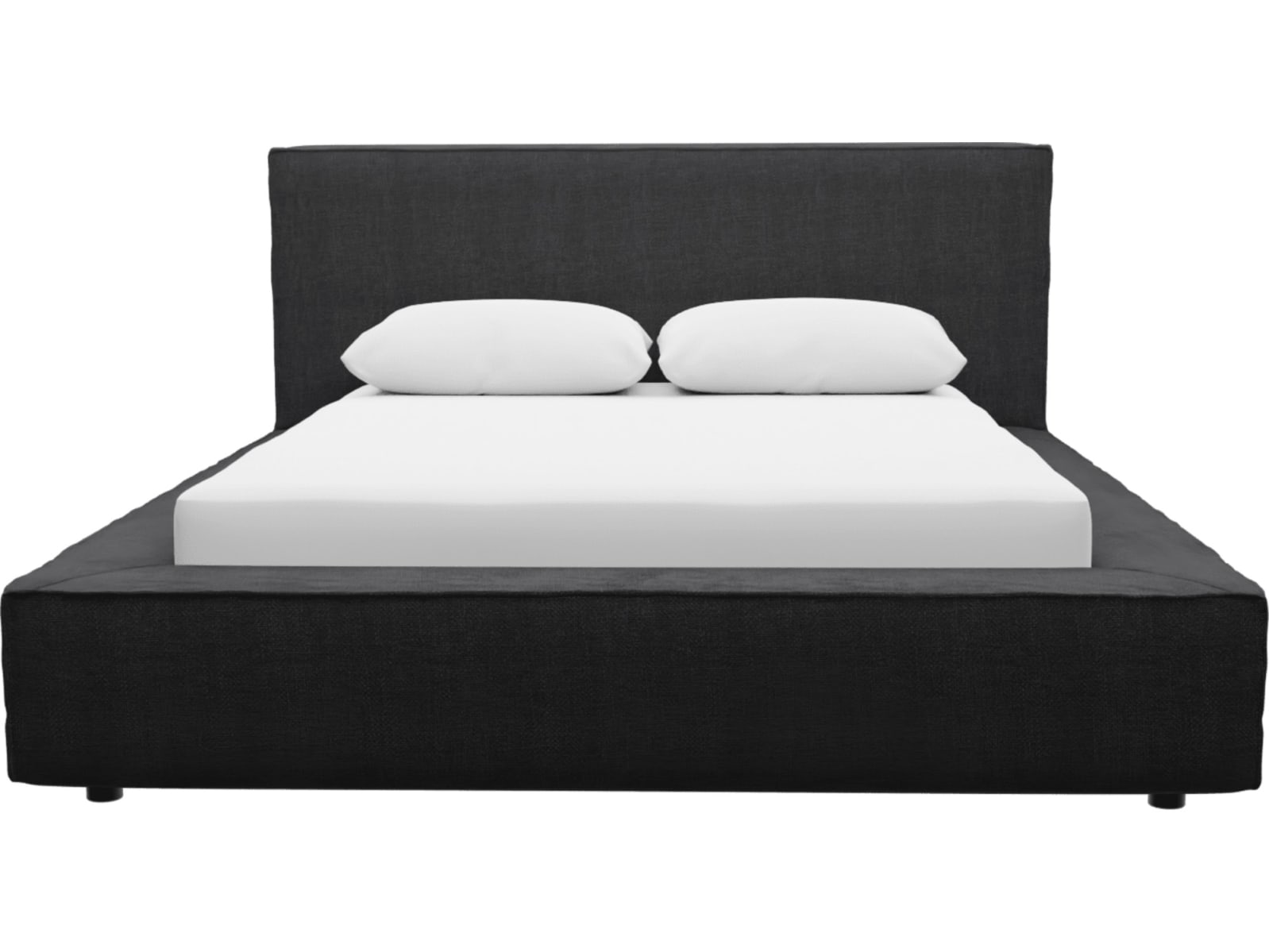 Riley Bed Frame Plaza Flint Grey color Plaza Flint Grey