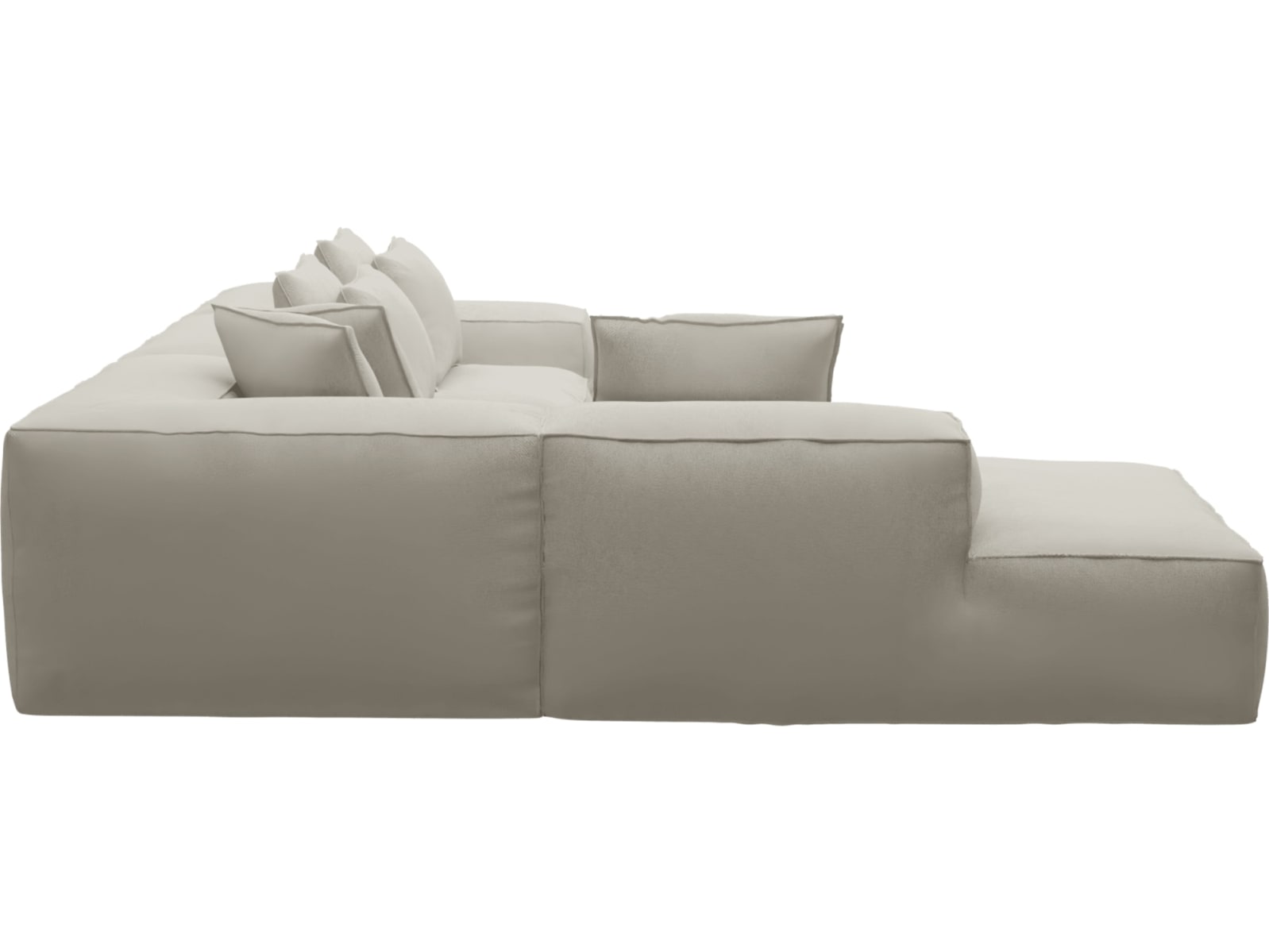 Riley Noa Desert Modular Sofa - Arm, 2x Armless, Corner, Left Terminal color Noa Desert