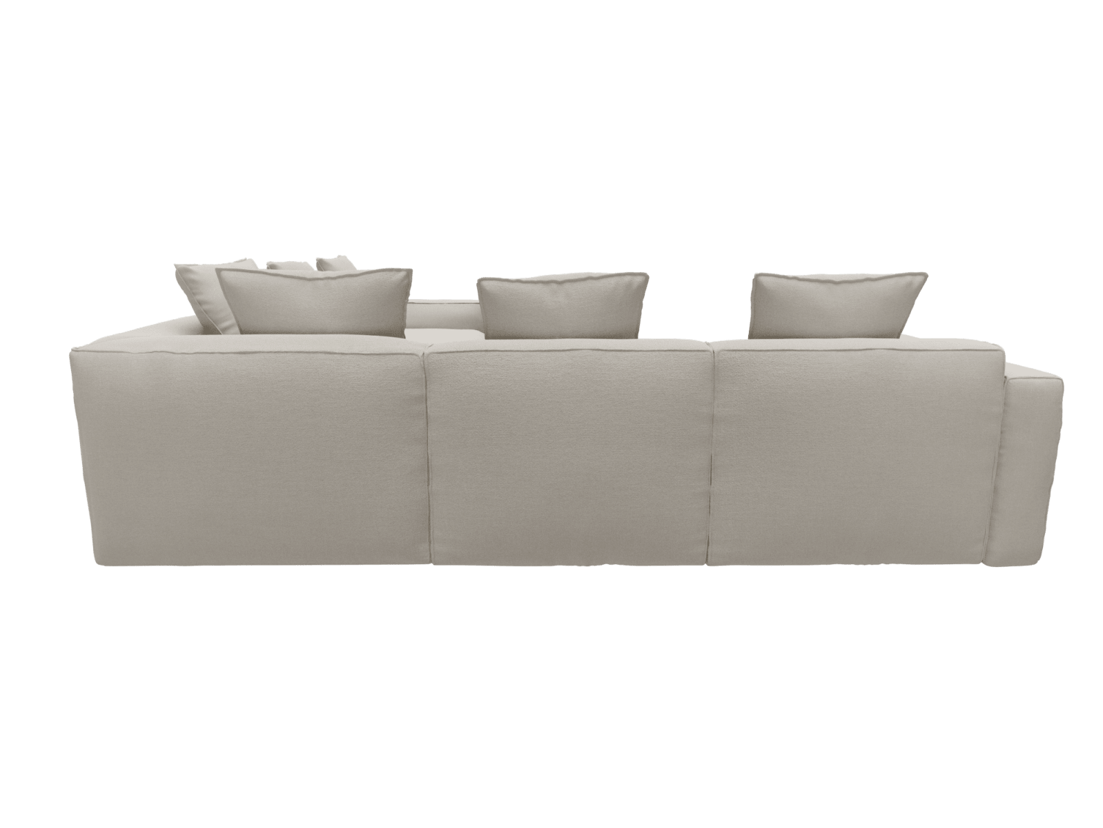 Riley Apt Santa Fe Sand Corner Sofa - 5 Seater color Santa Fe Sand