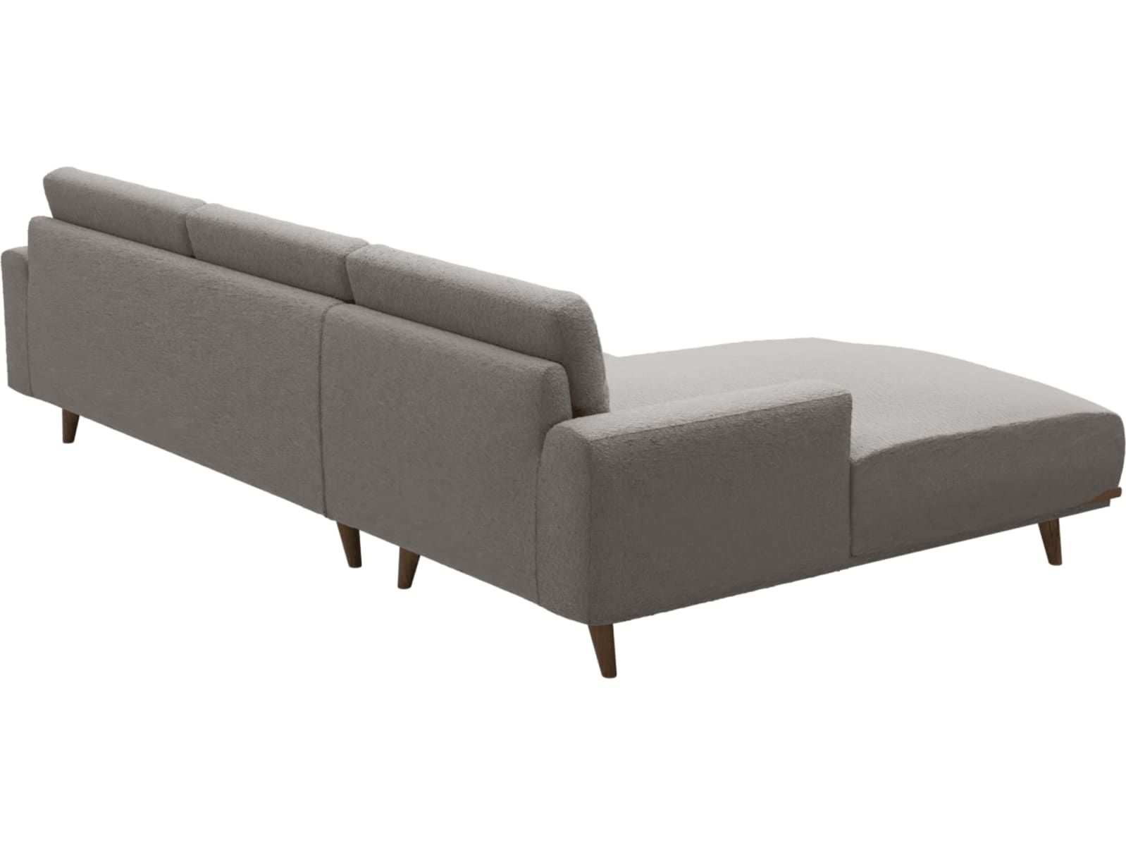 Dane Boucle Pumice Chaise Sofa - 3 Seater color Boucle Pumice