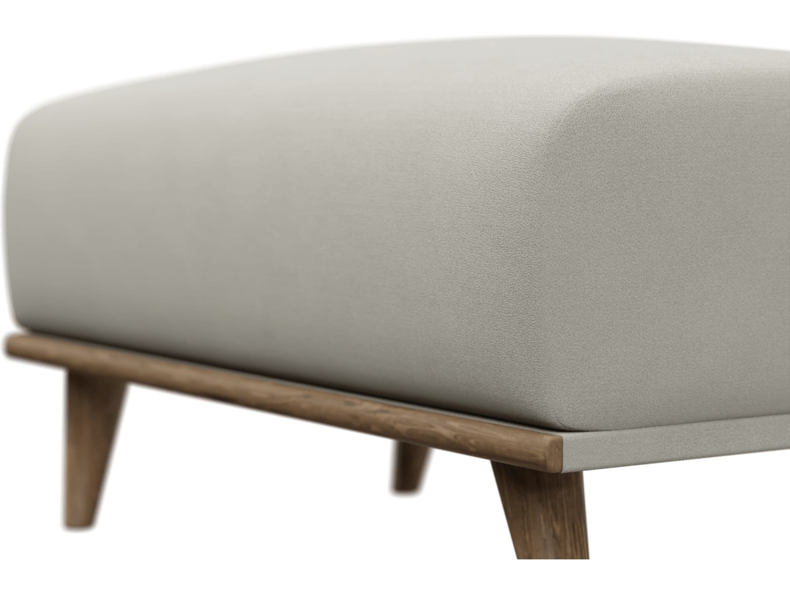 Dane California Ivory Ottoman color California Ivory