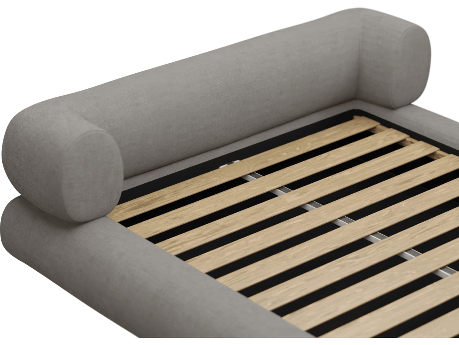 Frankie Bed Isla Soft Grey color Isla Soft Grey