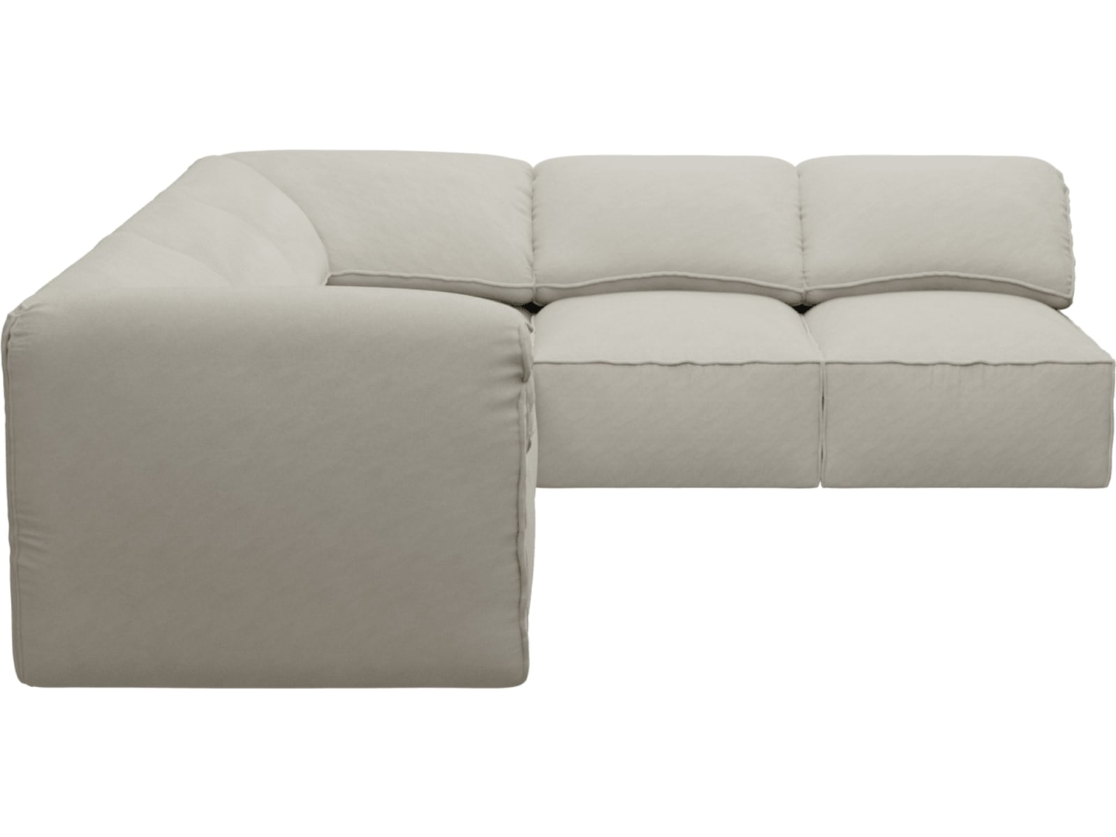 Kai California Ivory Modular Sofa - 5 Seater color California Ivory
