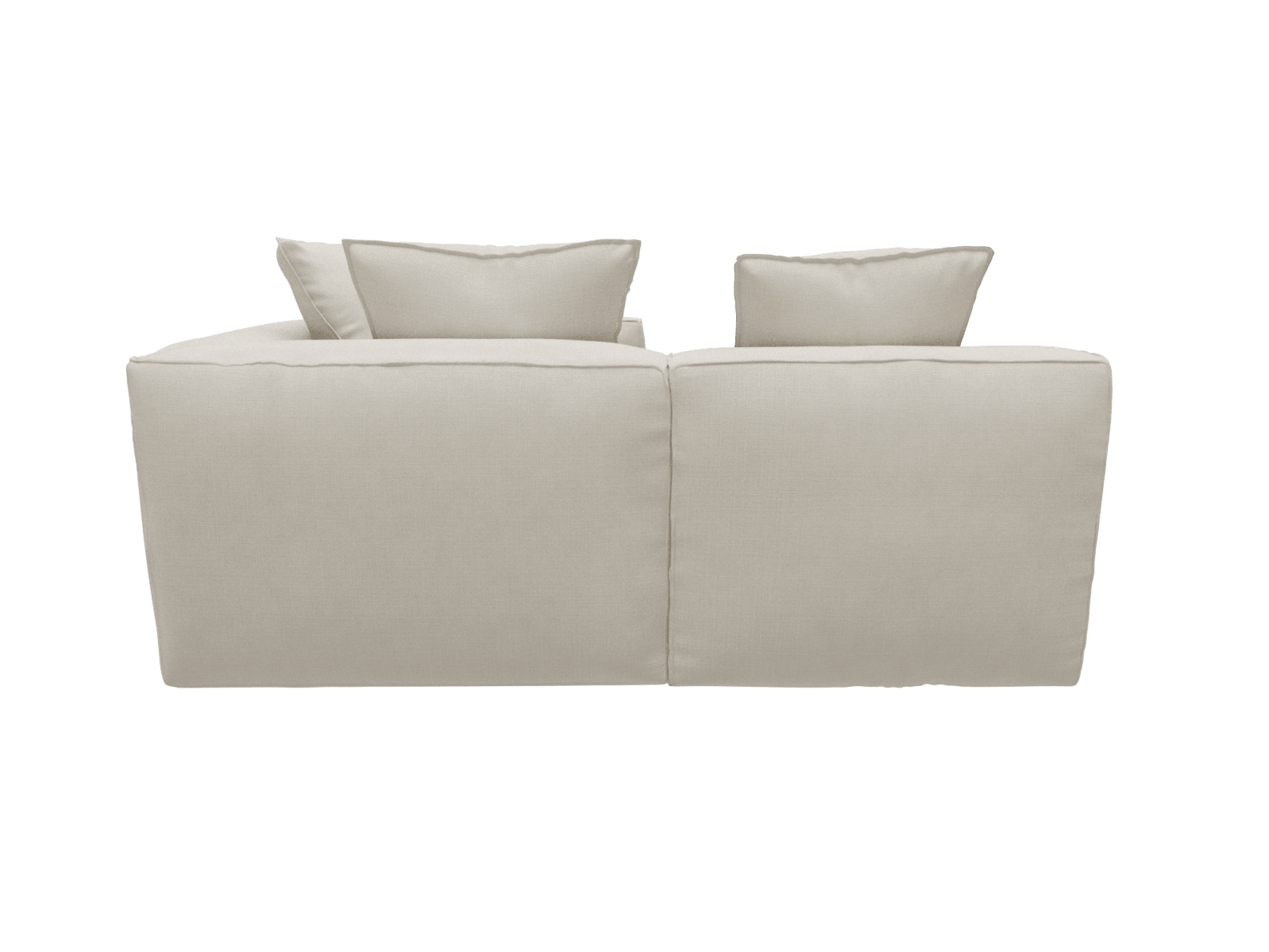 Riley Apt Toorak Pearl Corner Sofa - 4 Seater LAF Terminal color Toorak Pearl