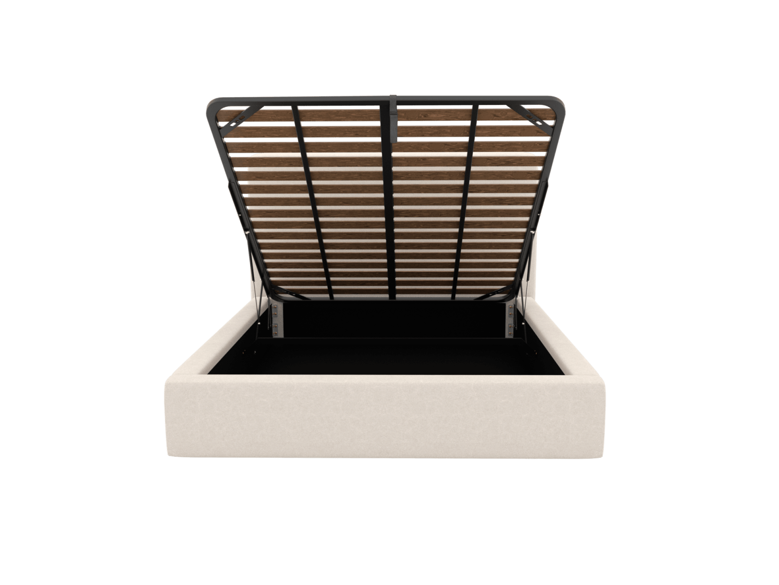Felix Gas Lift Bed View Cream color View Cream