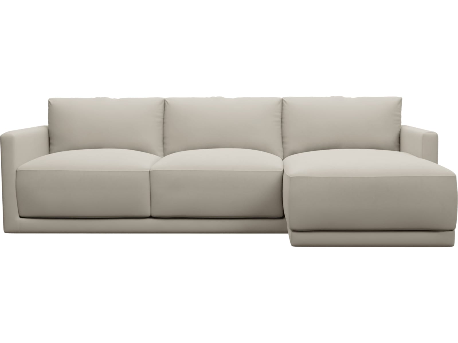 Haven Apt Isla Sea Pearl Chaise Sofa color Isla Sea Pearl