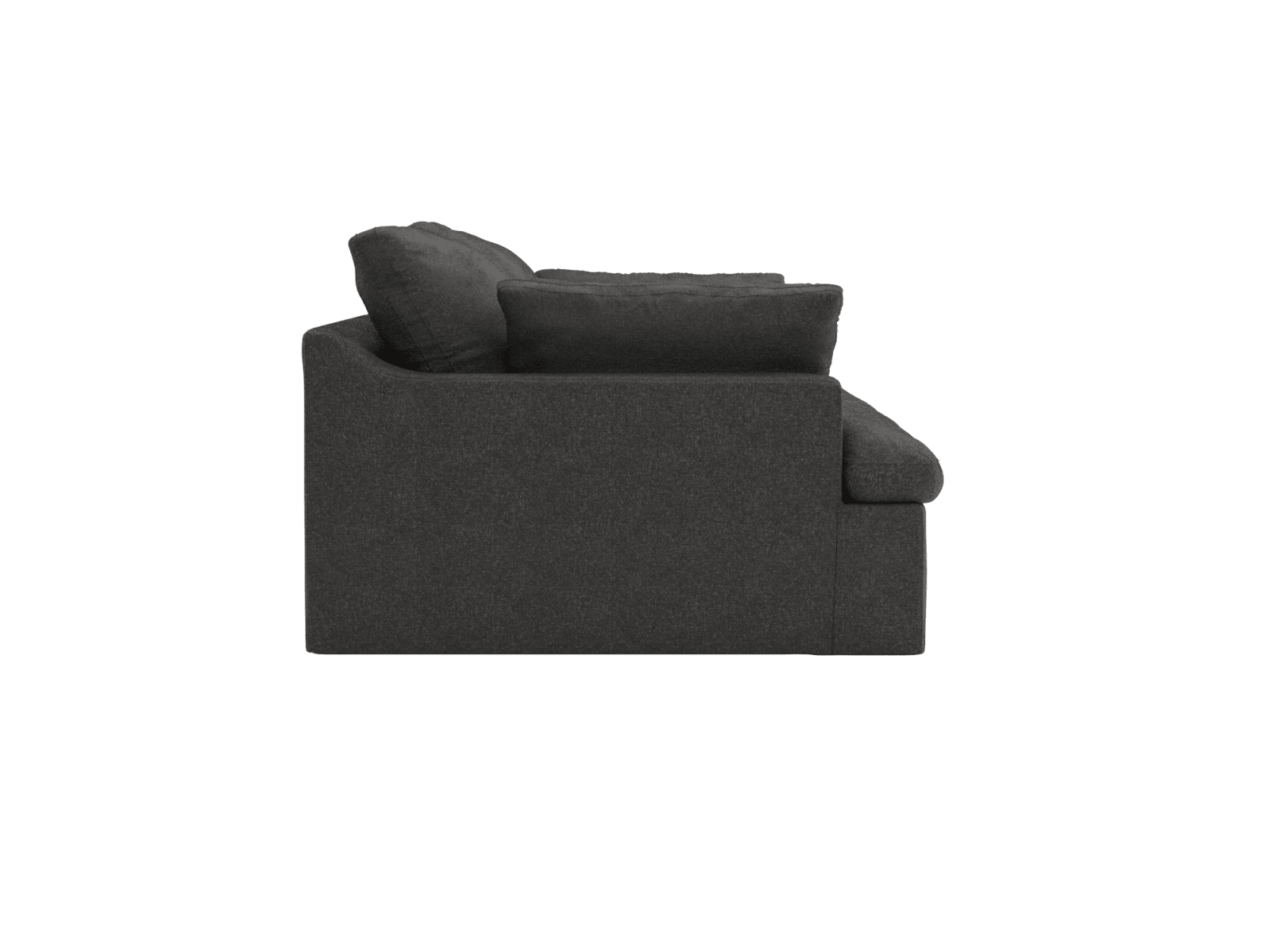 Retreat California Charcoal Modular Sofa - 2 Piece color California Charcoal