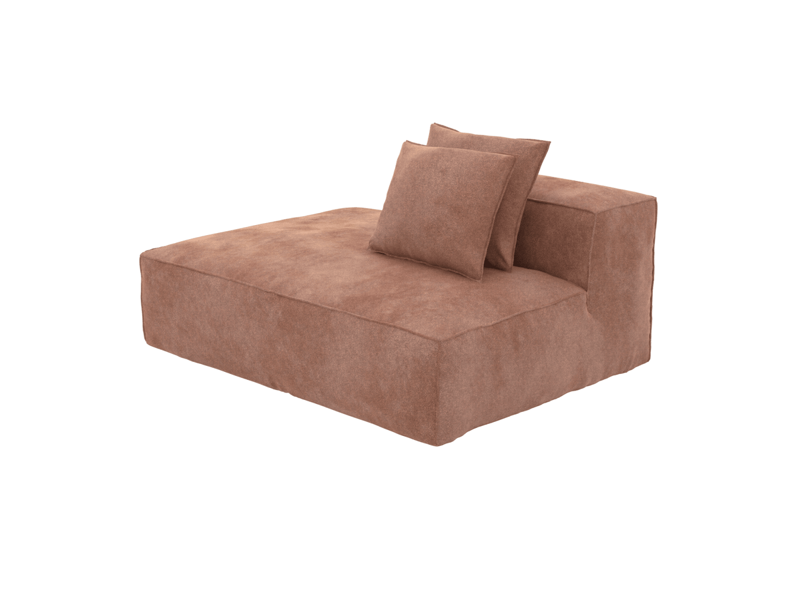 Riley Muse Dusk Terminal Left Sofa Module color Muse Dusk