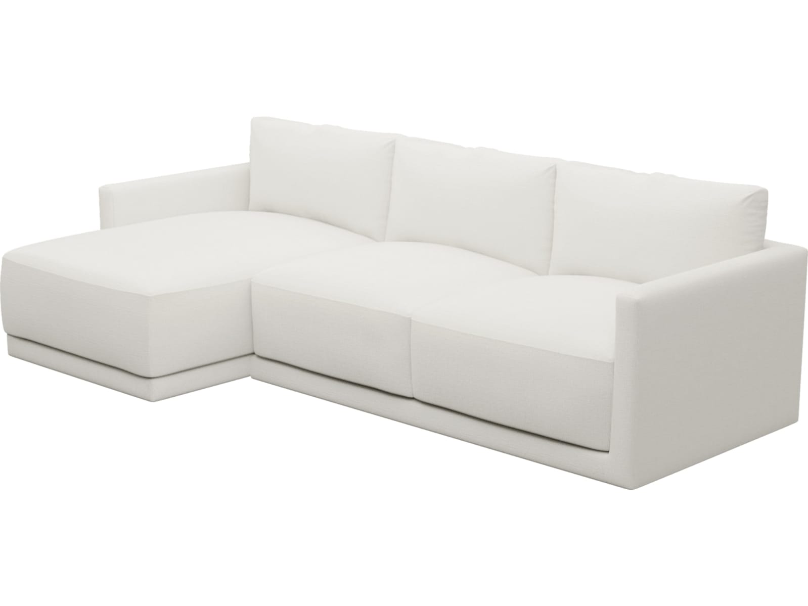 Haven Apt Tribute Ice Chaise Sofa color Tribute Ice