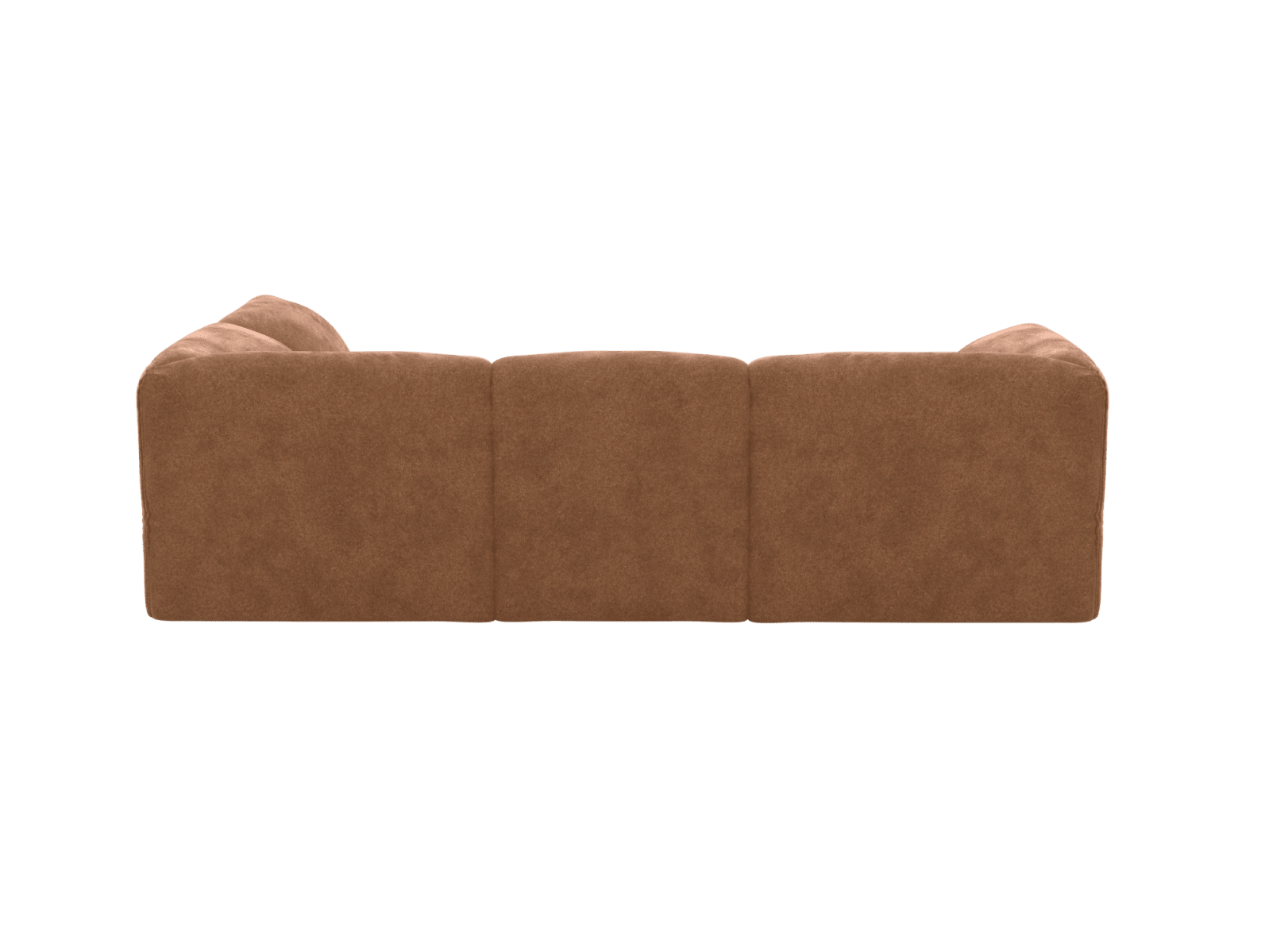 Kai Tribute Chestnut Modular Sofa with Ottoman - 4 Seater color Tribute Chestnut