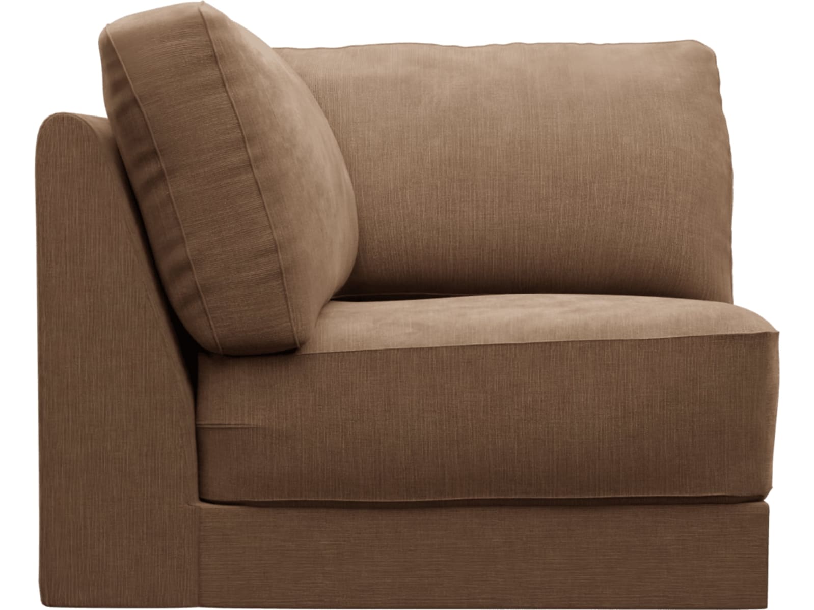 Monica Tribute Chestnut Corner Sofa Chair Module color Tribute Chestnut