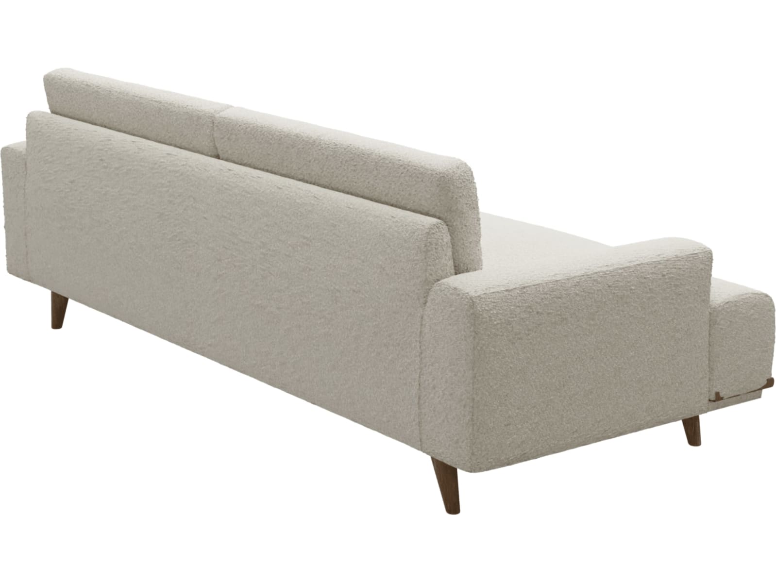 Dane Boucle Ivory Sofa - 3 Seater color Boucle Ivory