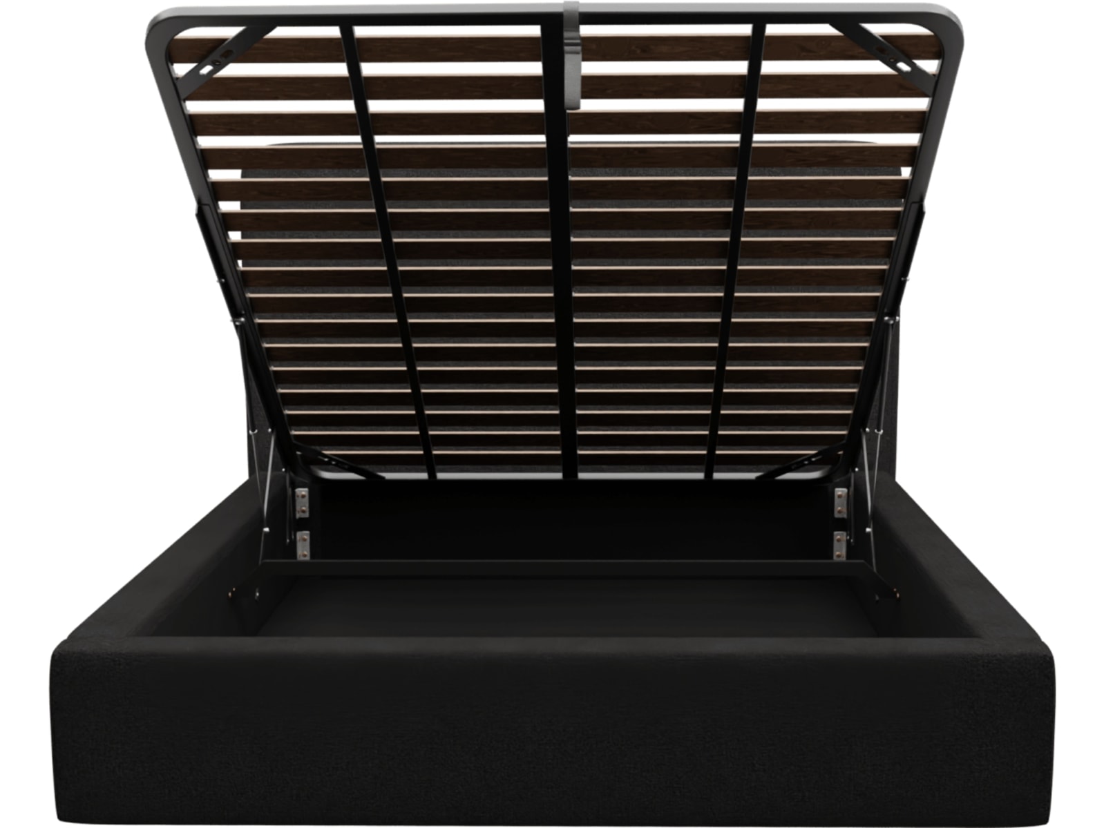 Felix Gas Lift Bed California Charcoal color California Charcoal