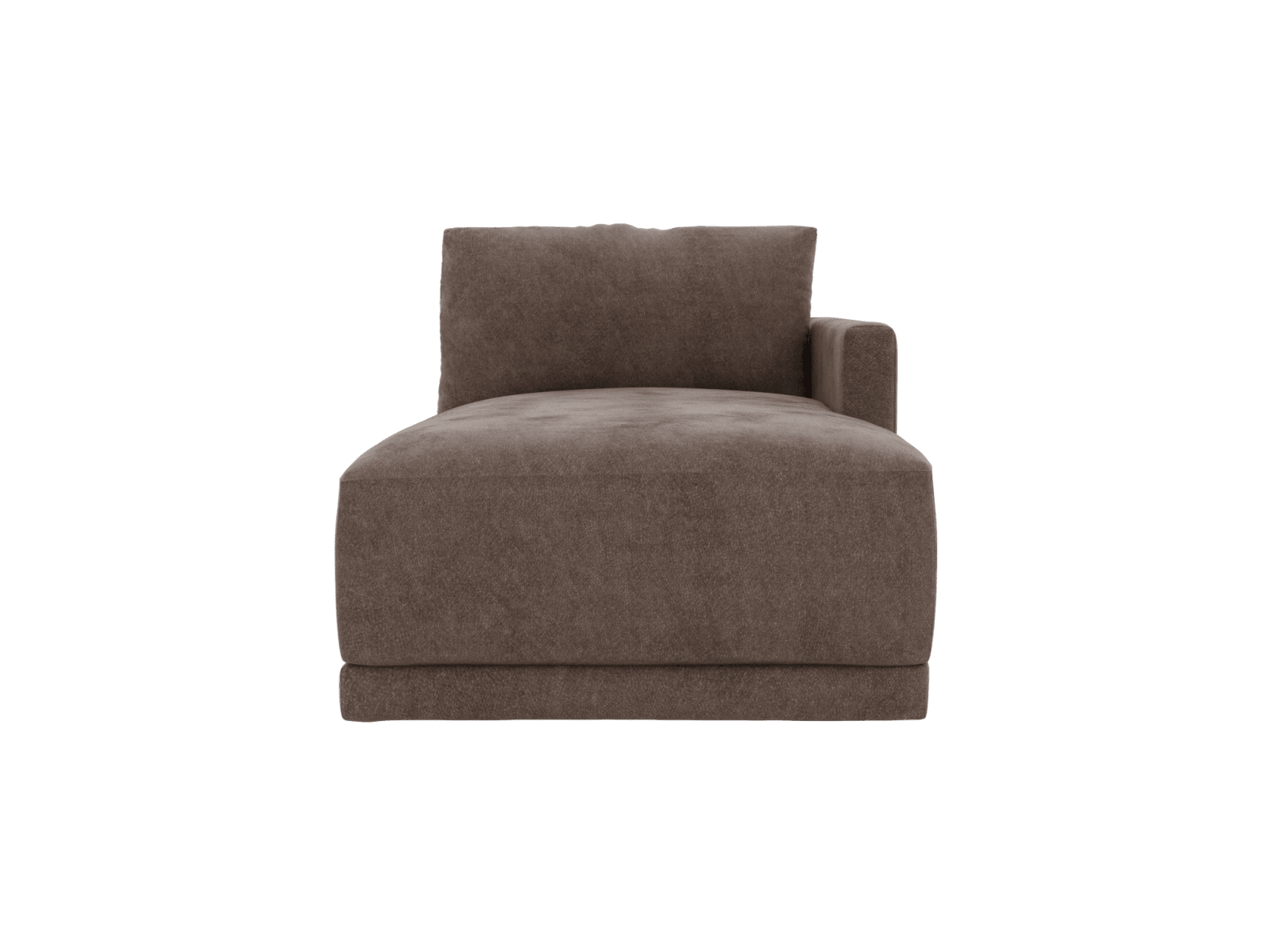 Haven Muse Mink Right Arm Facing Chaise Sofa Module color Muse Mink