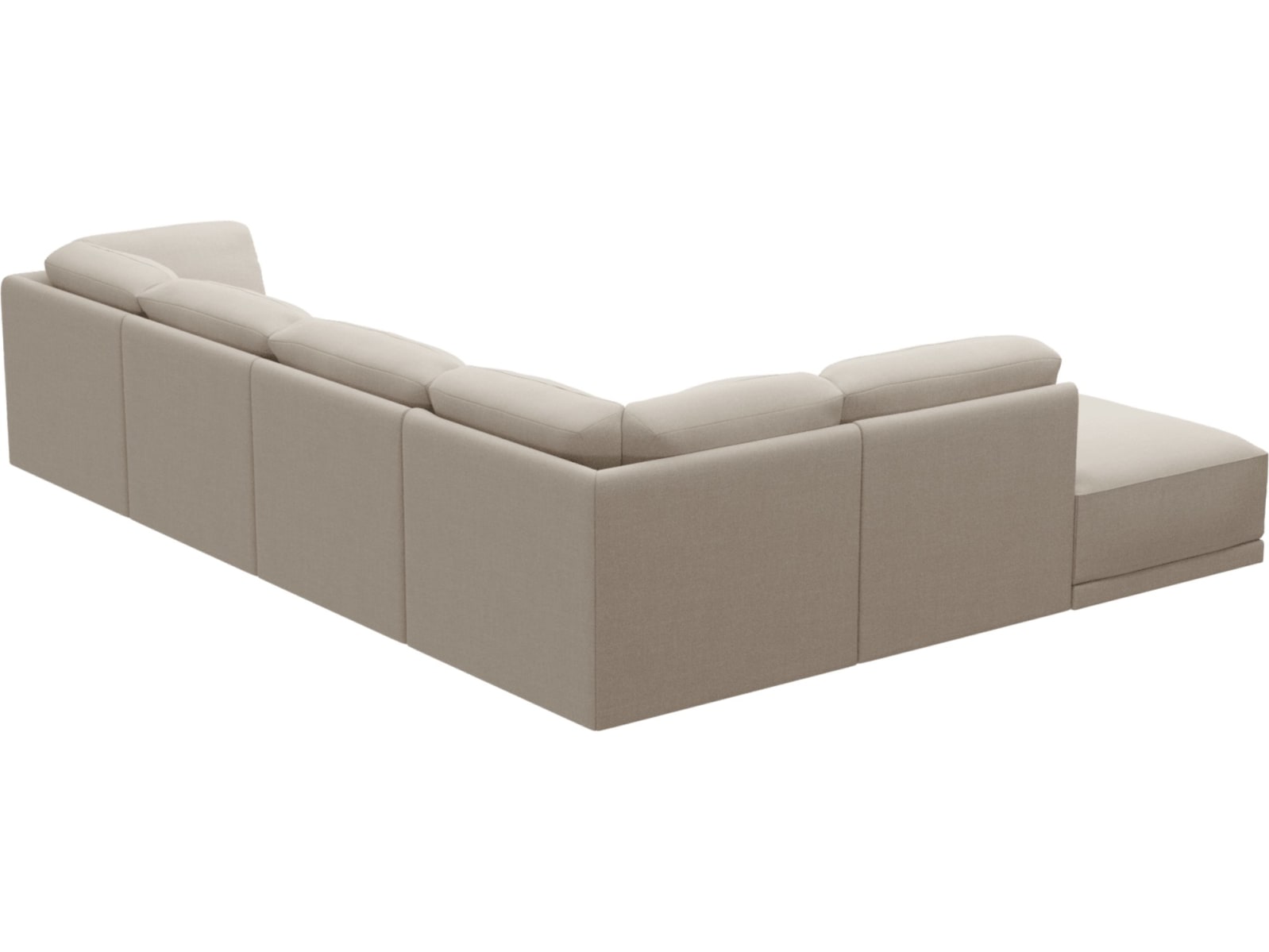 Emily Modular Sofa Santa Fe Sand - 6 Piece color Santa Fe Sand