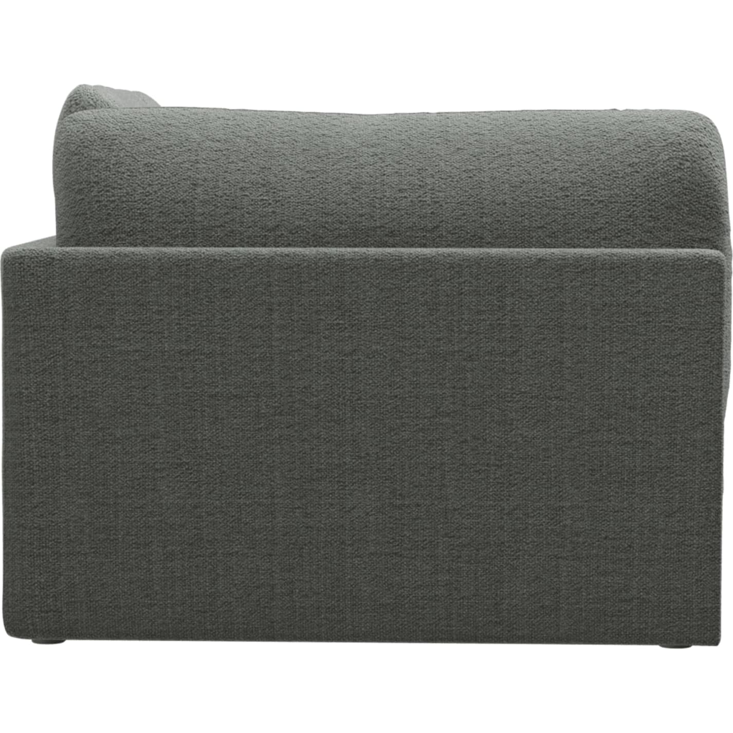 Finley Tribute Storm Left Arm Facing Sofa Chair Module color Tribute Storm