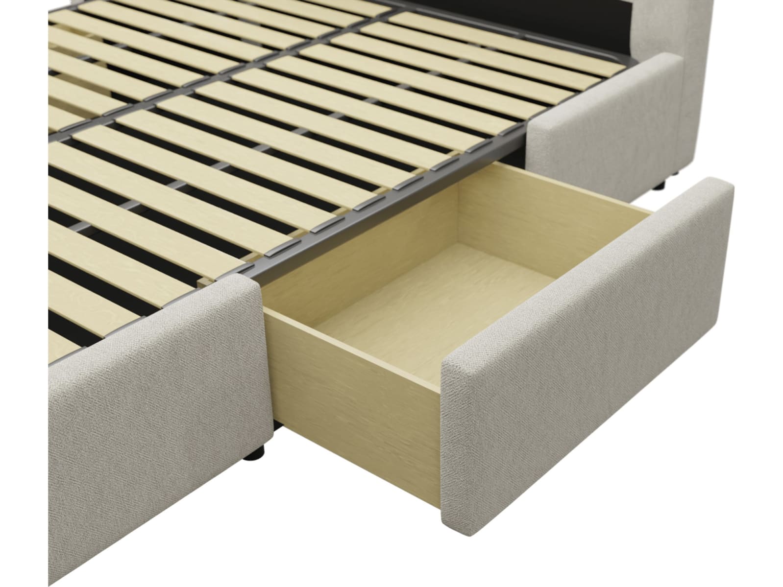 Aria Drawer Bed Noa Desert color Noa Desert