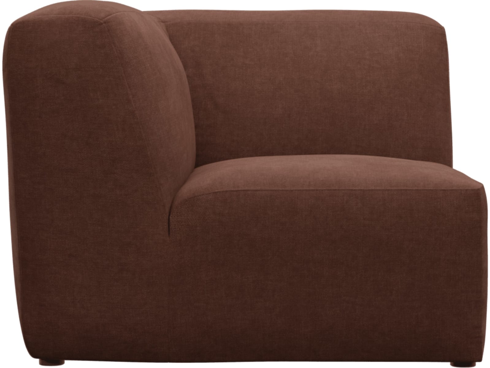 Copenhagen Muse Rust Square Corner Chair Sofa Module color Muse Rust