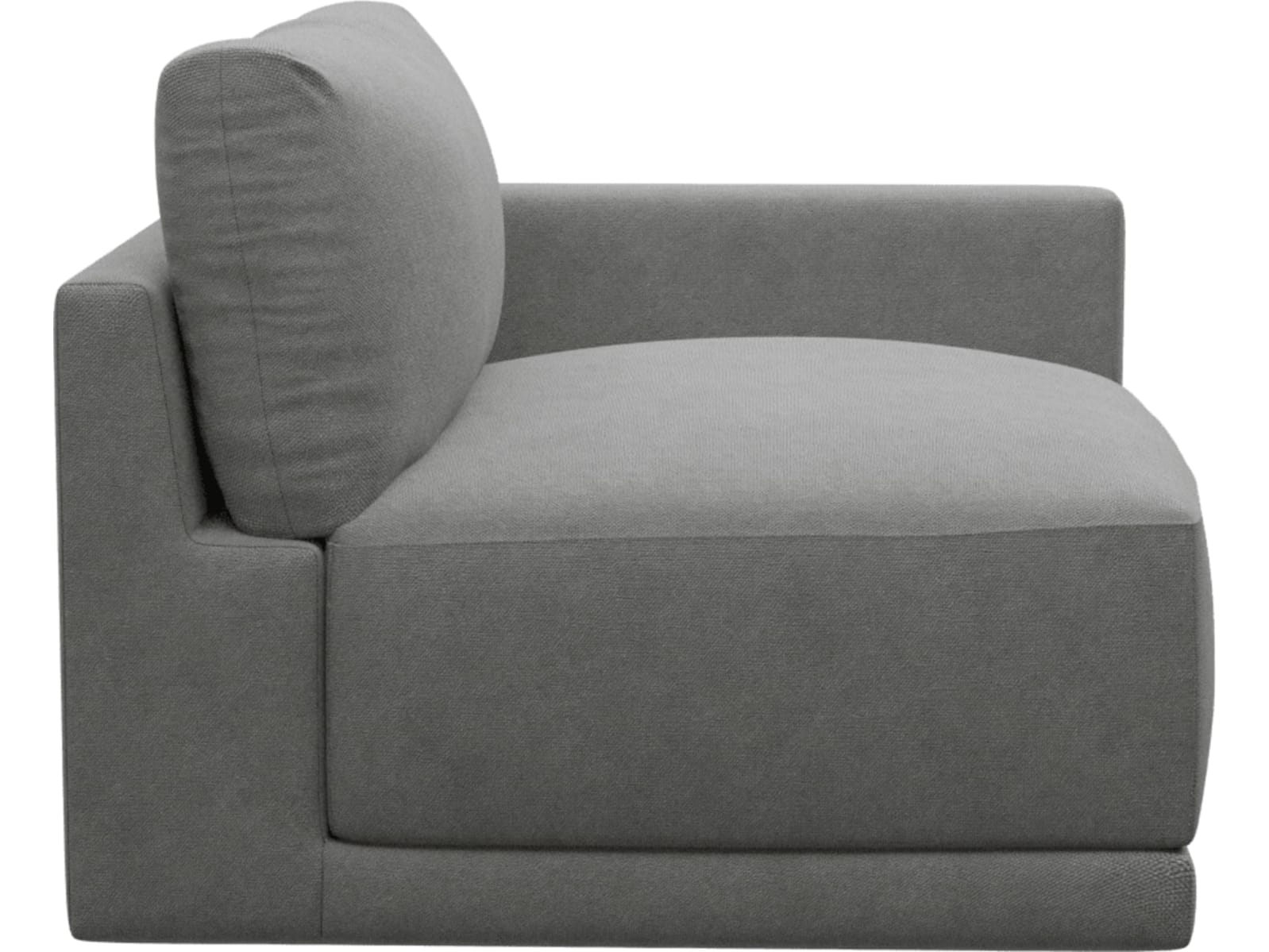 Haven Maya Flint Right Arm Facing Chair Sofa Module color Maya Flint