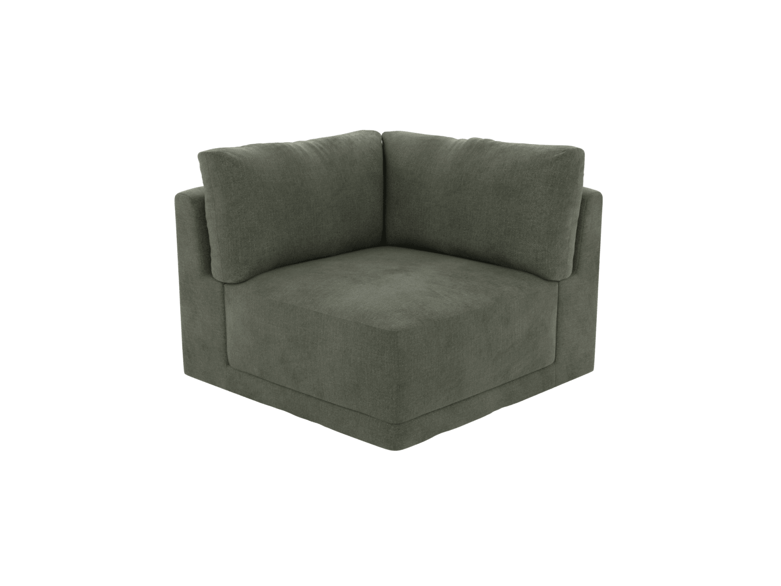 Haven Tribute Dark Jade Corner Sofa Module color Tribute Dark Jade