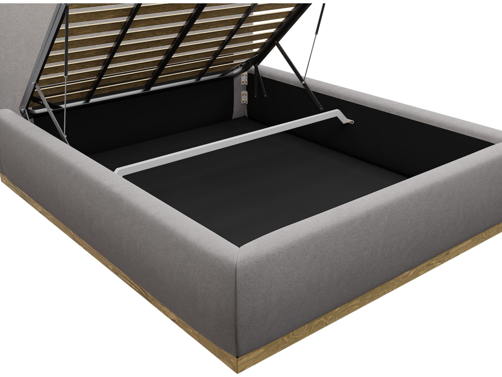 Haven Gas Lift Bed View Steel color View Steel